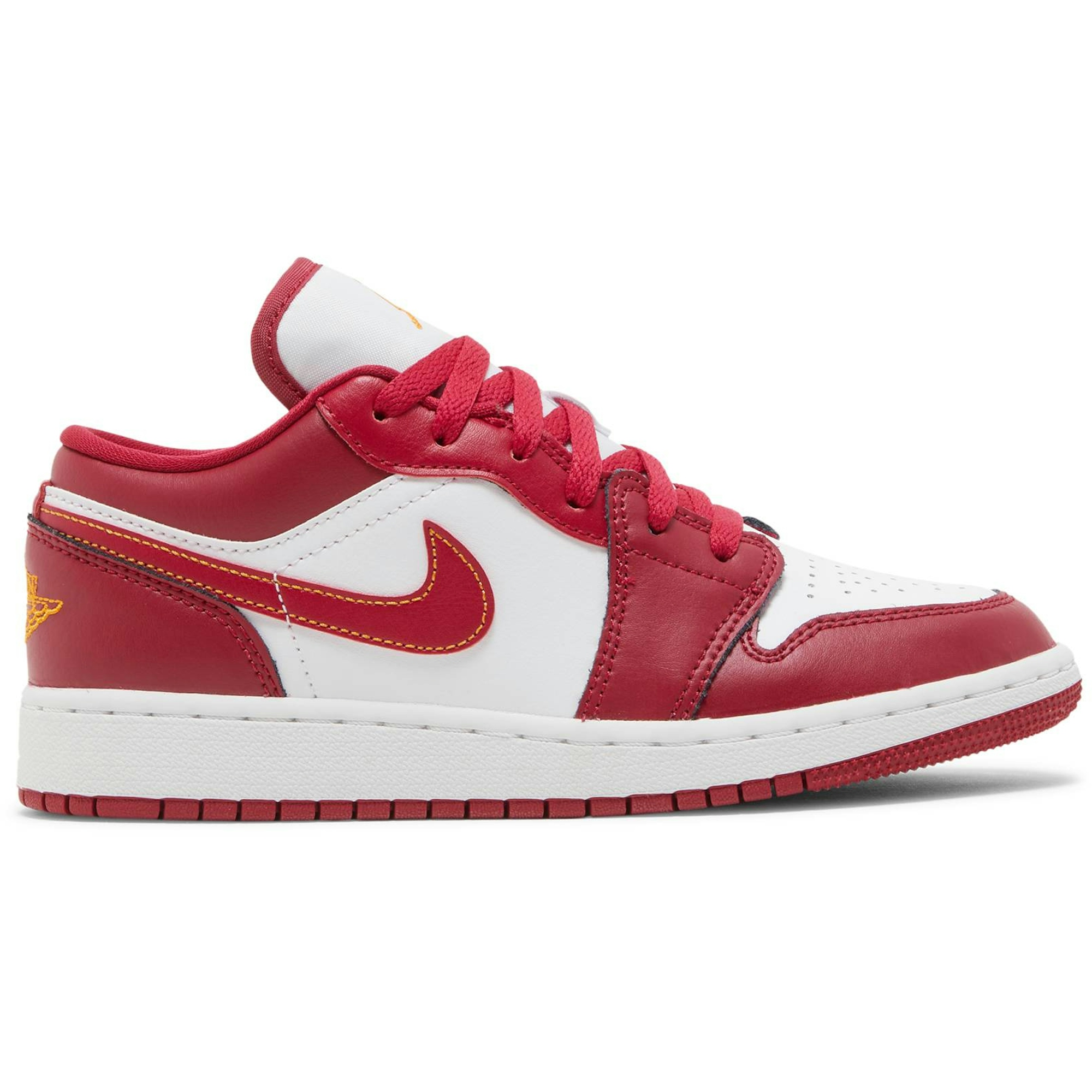 (Grade School) Air Jordan 1 Low Cardinal Red 553560-607 Nicesnk