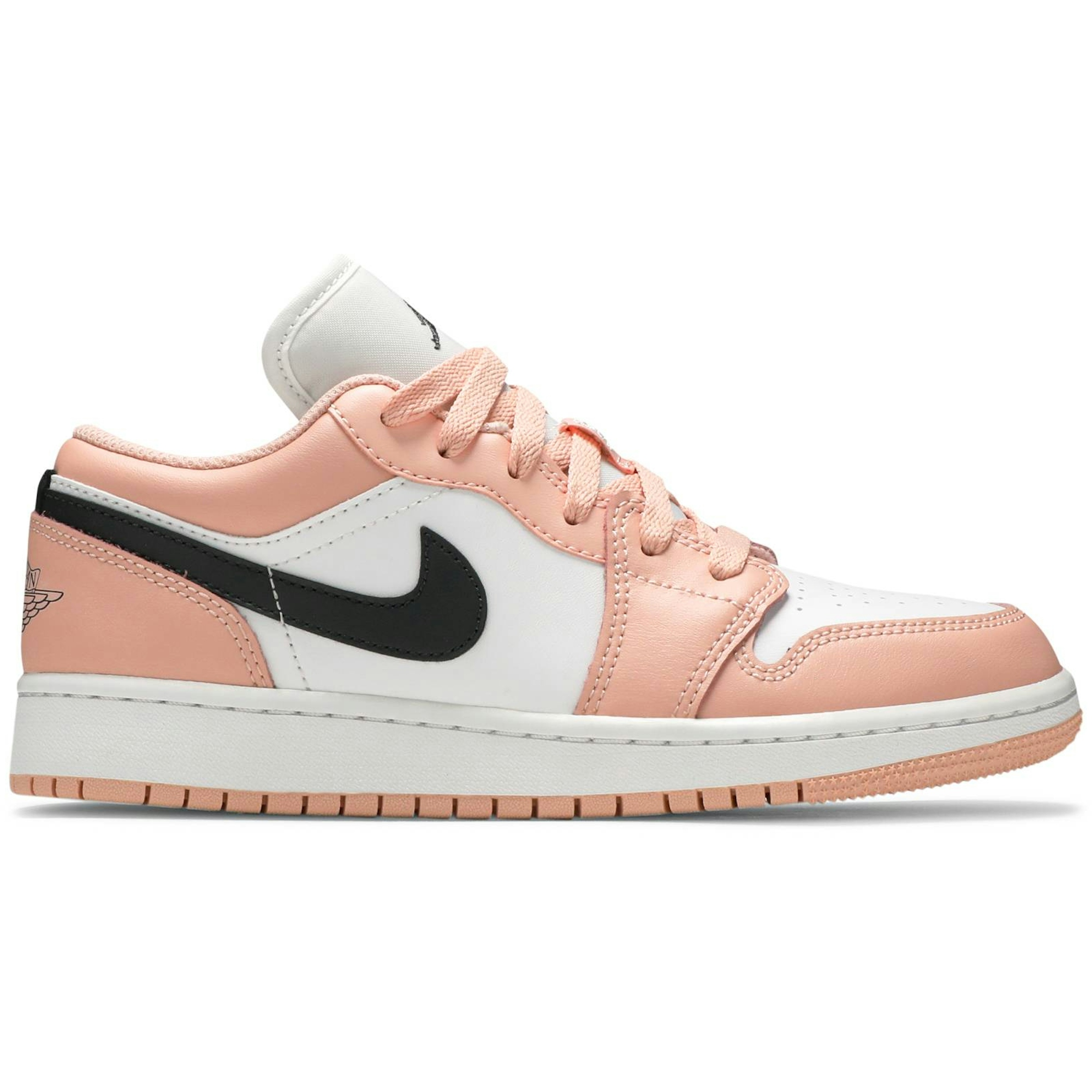 (Grade School) Air Jordan 1 Low Light Arctic Pink 553560-800 Nicesnk
