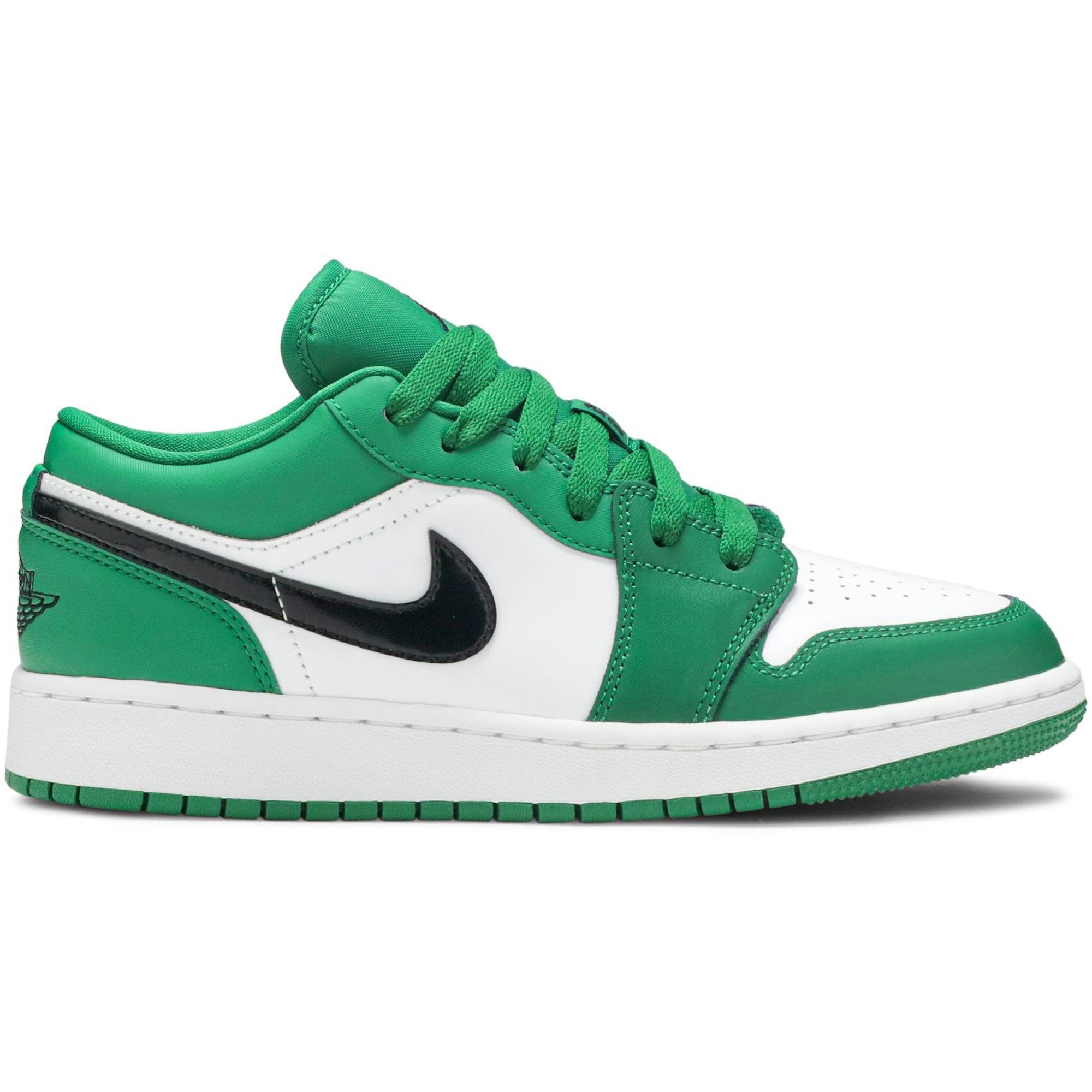 (Grade School) Air Jordan 1 Low 'Pine Green' 553560-301