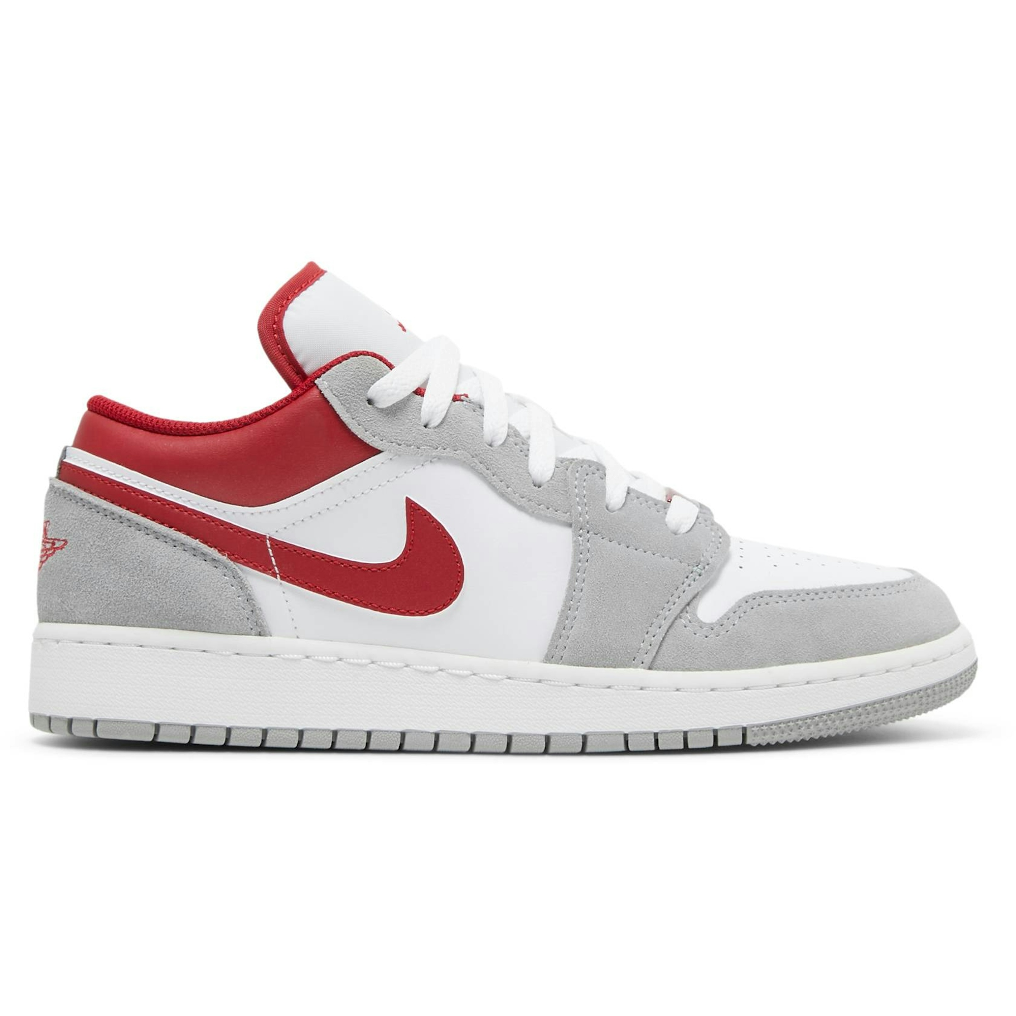 (Grade School) Air Jordan 1 Low SE 'Light Smoke Grey Gym Red' DM0589-016