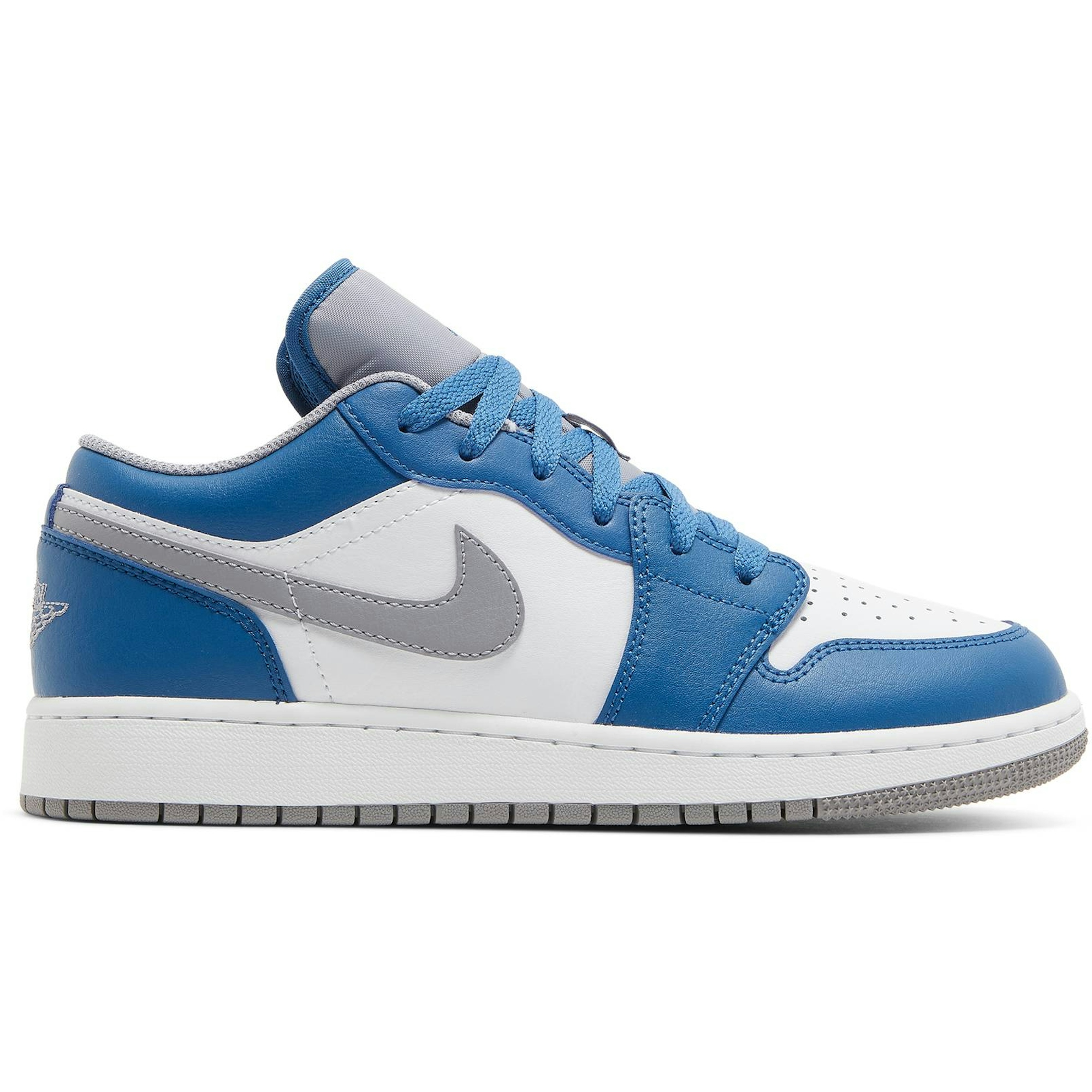 (Grade School) Air Jordan 1 Low 'True Blue Cement' 553560-412