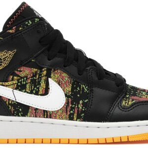 (Grade School) Air Jordan 1 Mid 'Black Laser Orange' 555112-003
