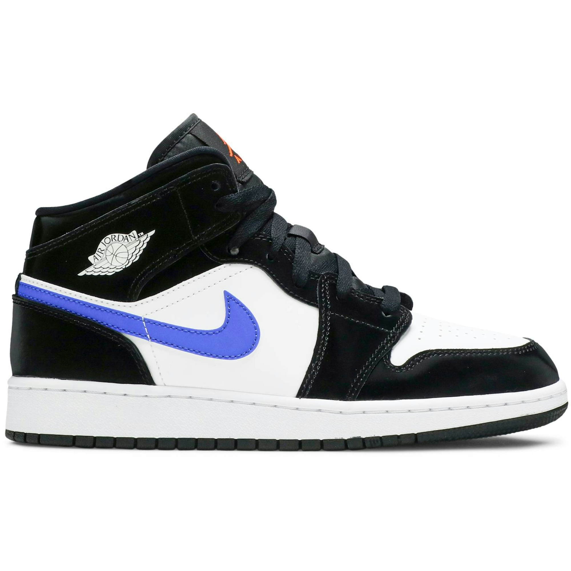 (Grade School) Air Jordan 1 Mid 'Black Racer Blue' 554725-084