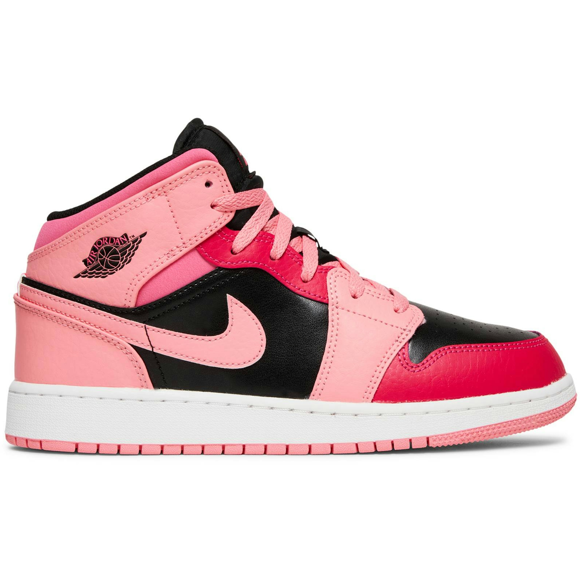 (Grade School) Air Jordan 1 Mid 'Coral Chalk' 554725-662
