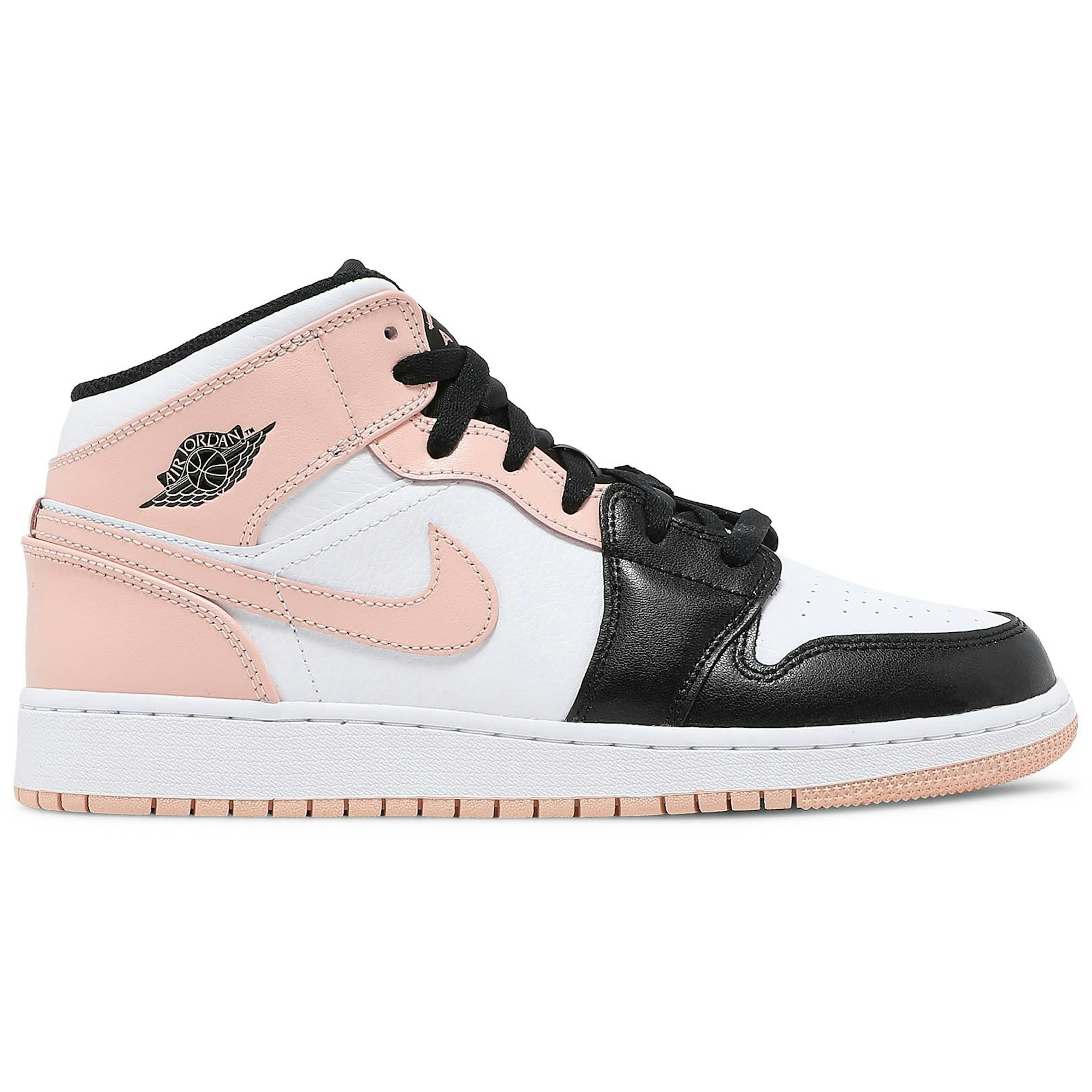 (Grade School) Air Jordan 1 Mid Crimson Tint 554725-133 Nicesnk