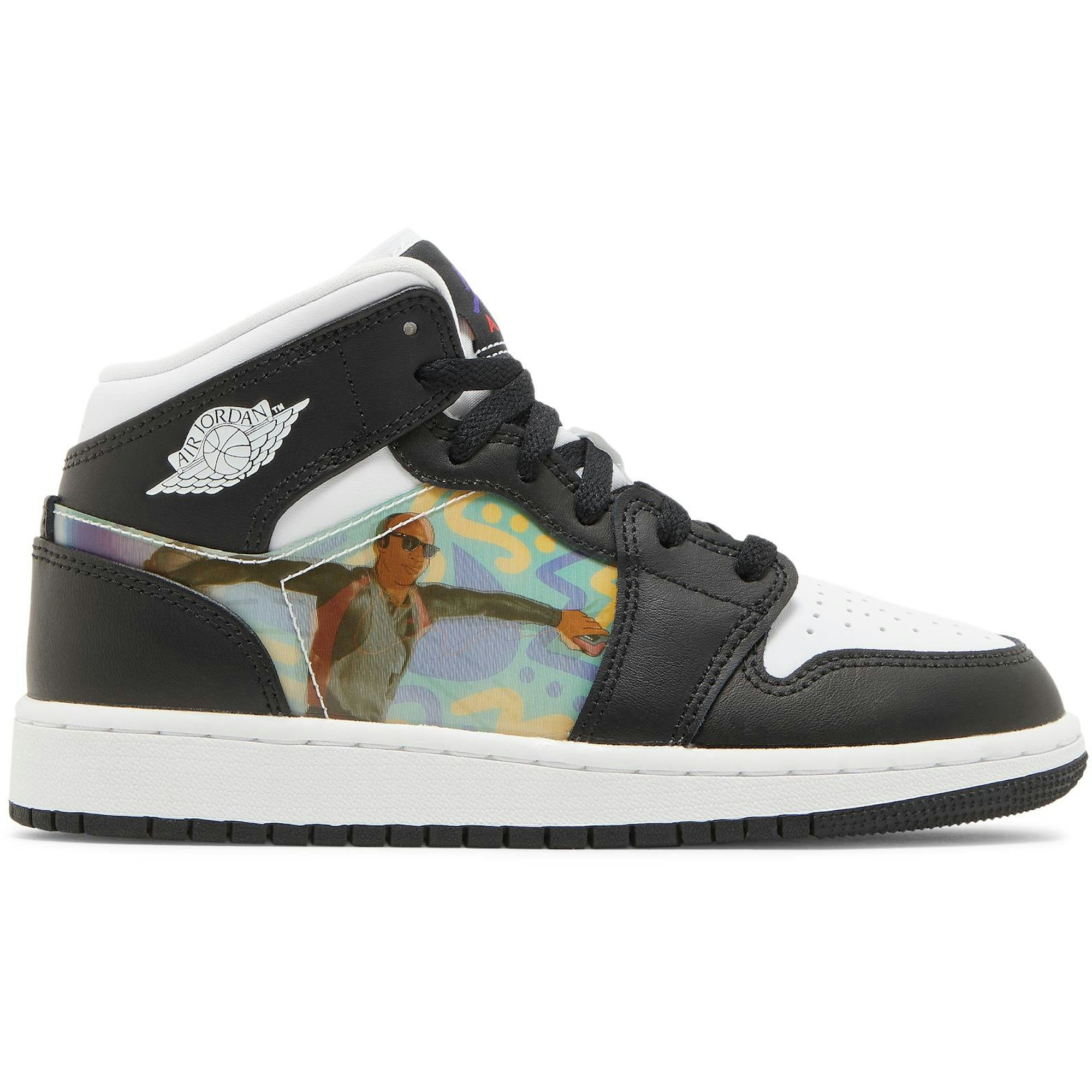 (Grade School) Air Jordan 1 Mid Hologram DR9495-001 Nicesnk