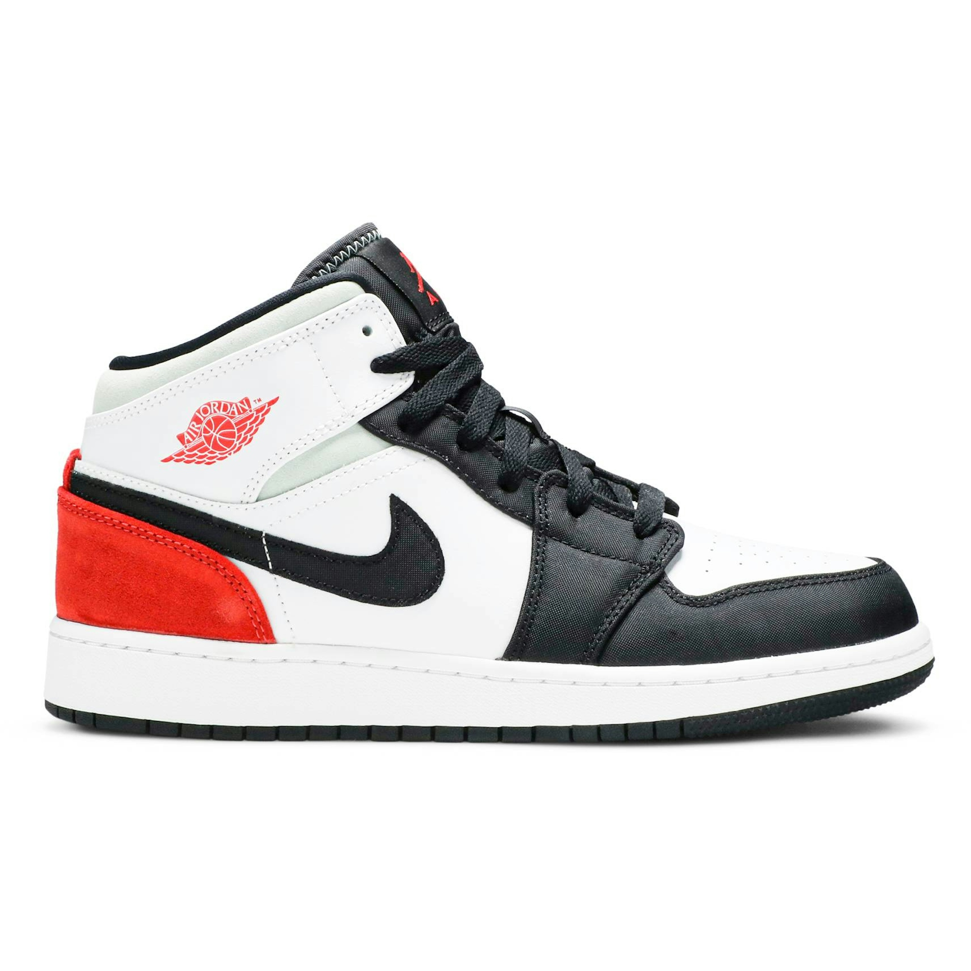 (Grade School) Air Jordan 1 Mid 'Red Mint' BQ6931-100