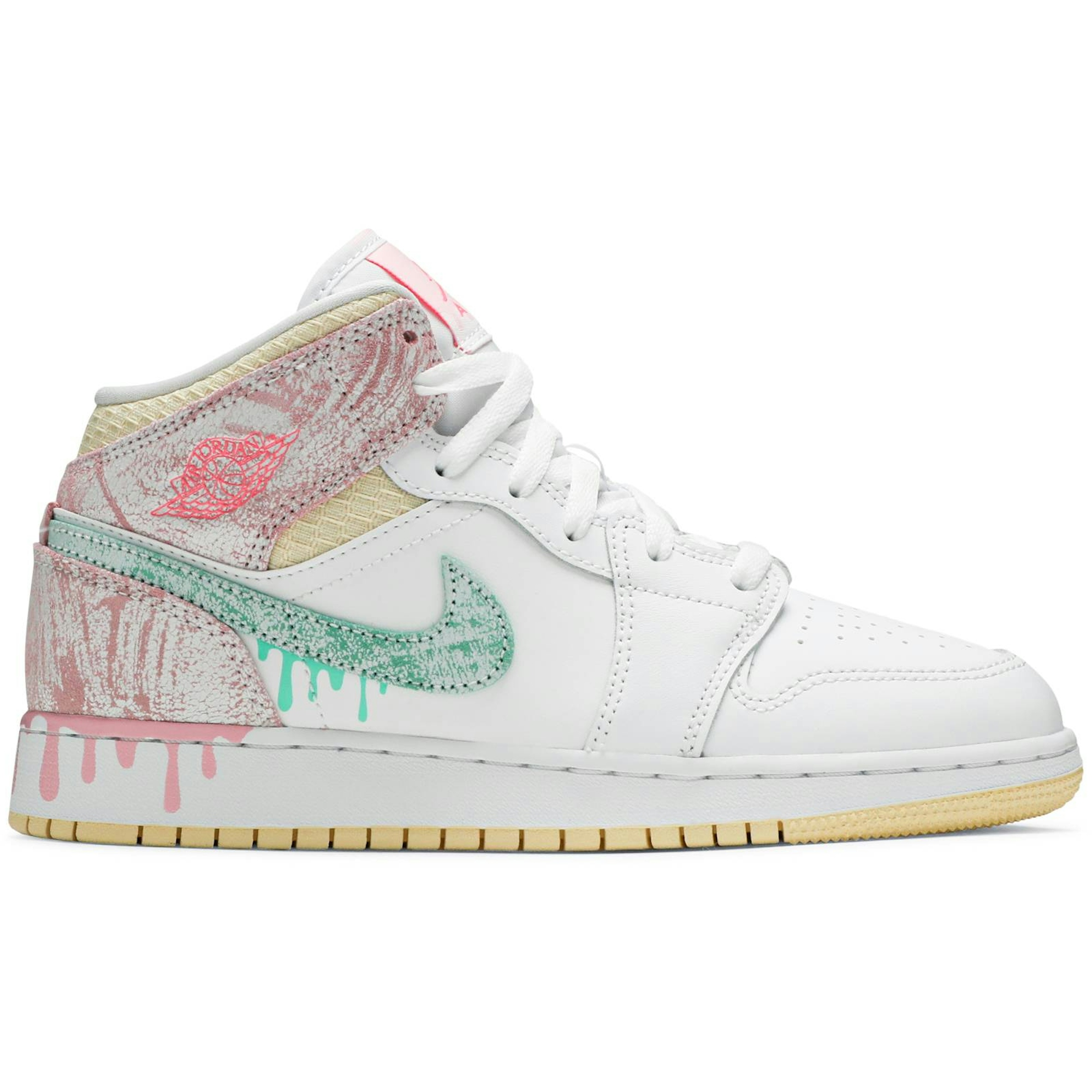 (Grade School) Air Jordan 1 Mid SE 'Ice Cream' DD1666-100