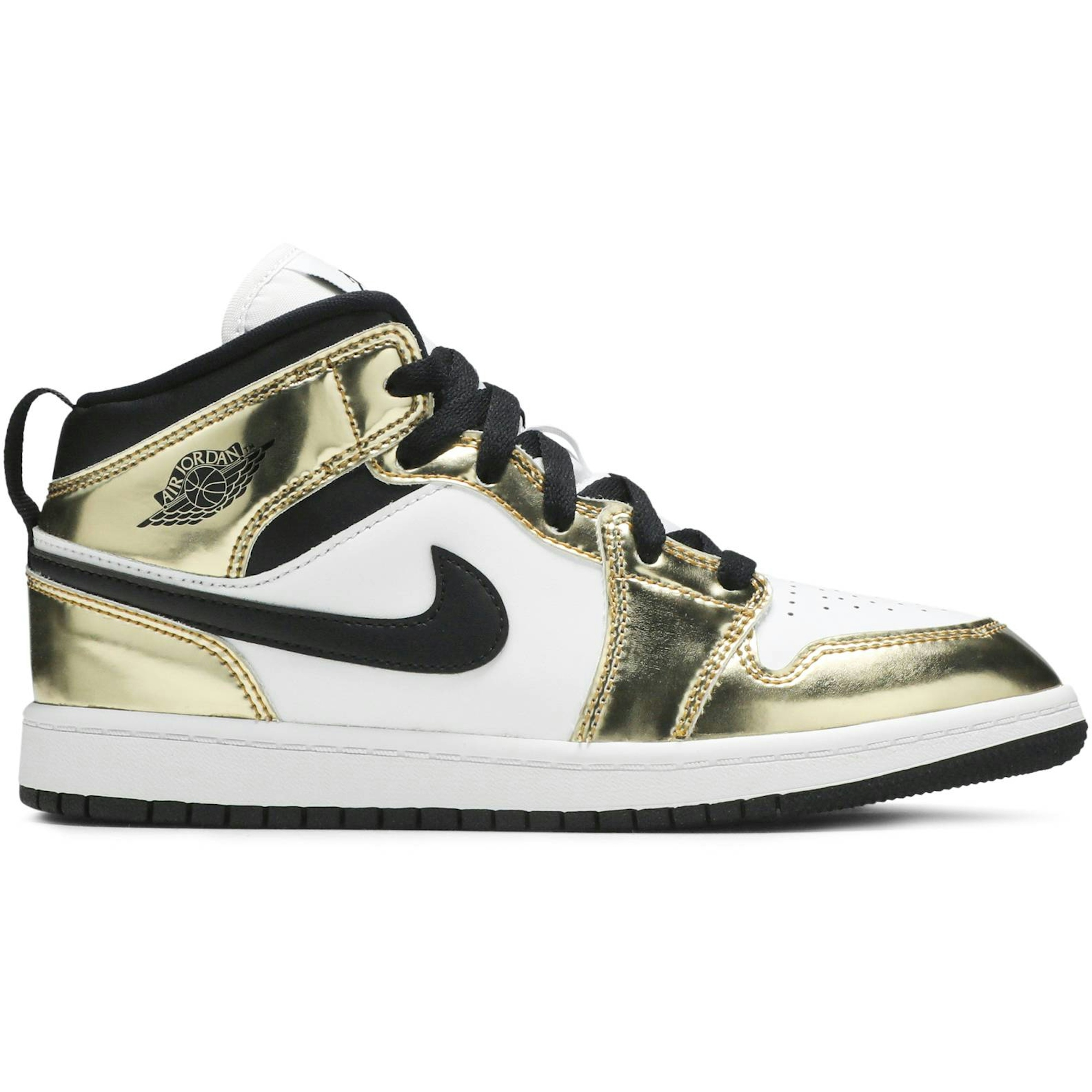 (Grade School) Air Jordan 1 Mid SE 'Metallic Gold' DC1420-700