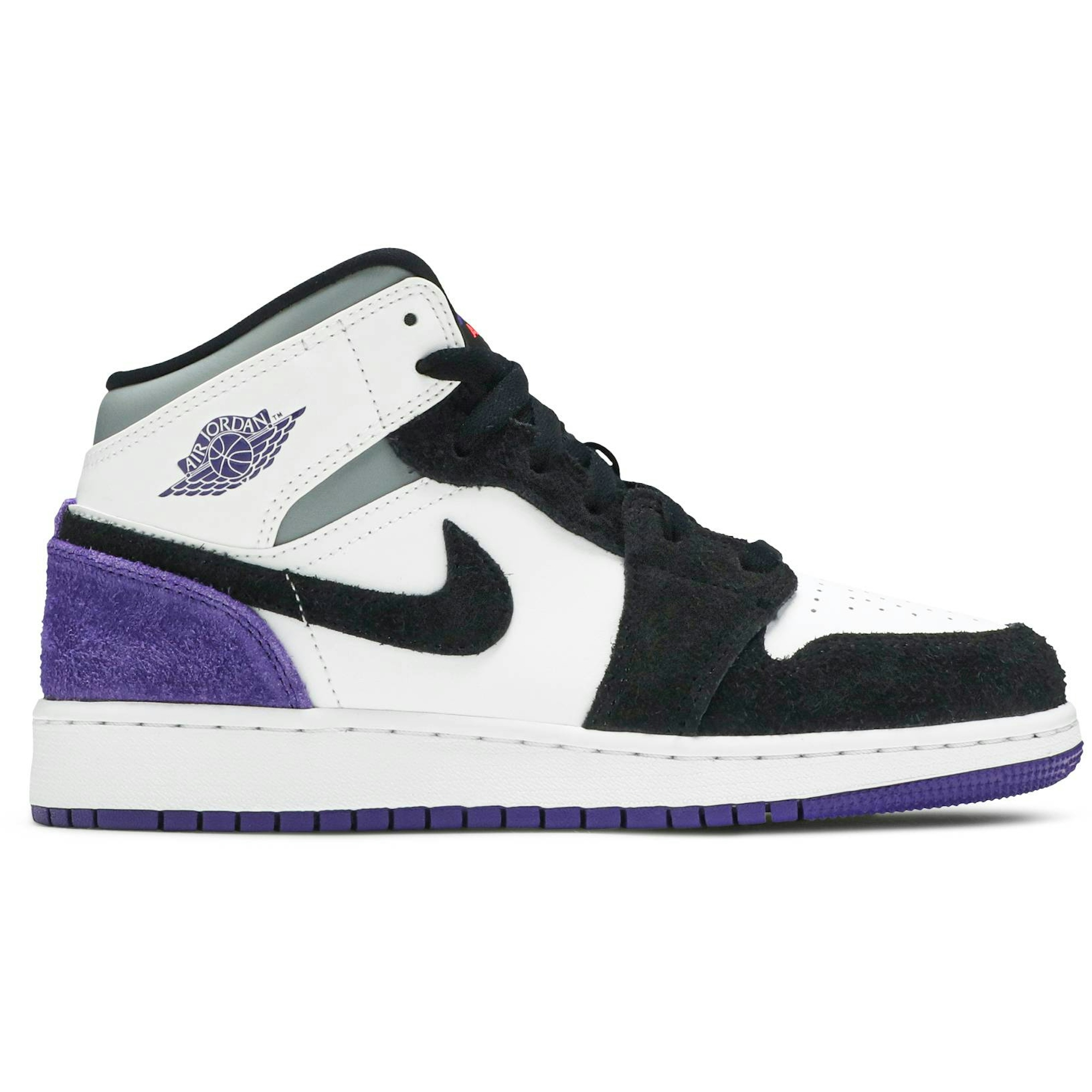 (Grade School) Air Jordan 1 Mid SE 'Varsity Purple' BQ6931-105