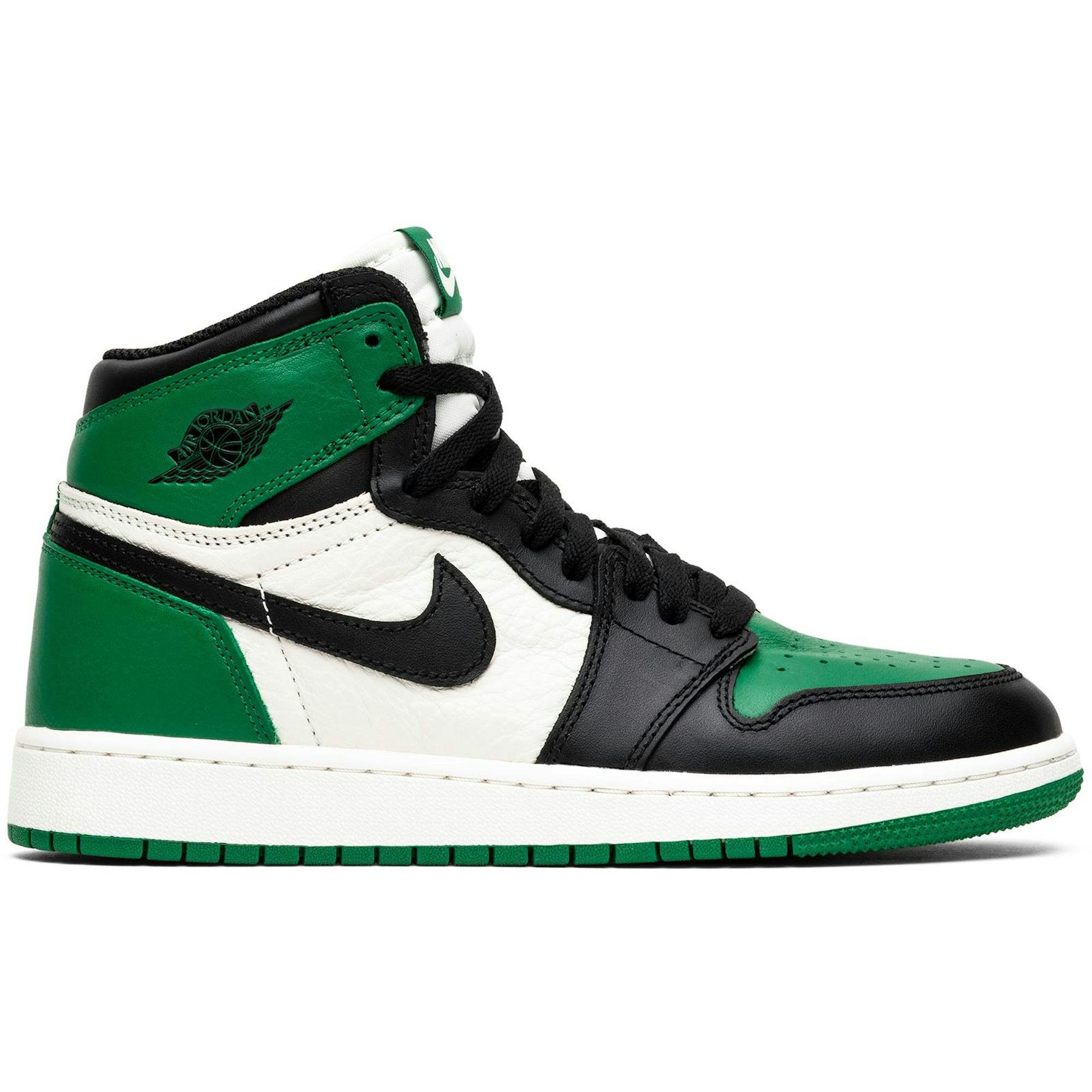 (Grade School) Air Jordan 1 Retro High OG Pine Green 575441-302 Nicesnk