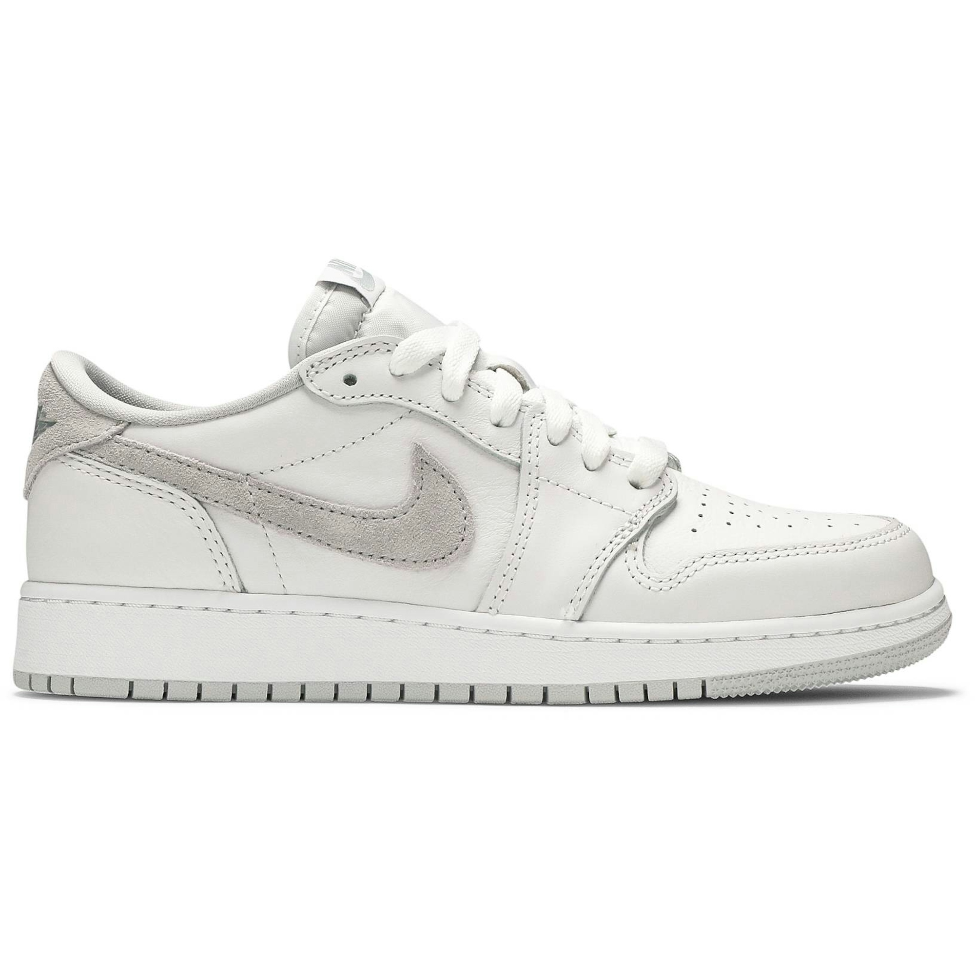 (Grade School) Air Jordan 1 Retro Low OG Neutral Grey 2021 CZ0858-100 Nicesnk