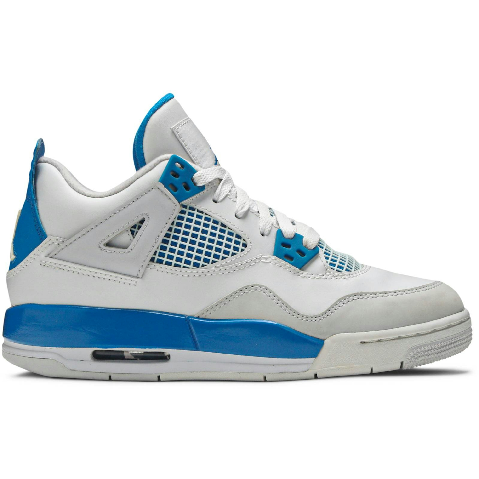 (Grade School) Air Jordan 4 Retro 2012 Military Blue 408452-105 Nicesnk