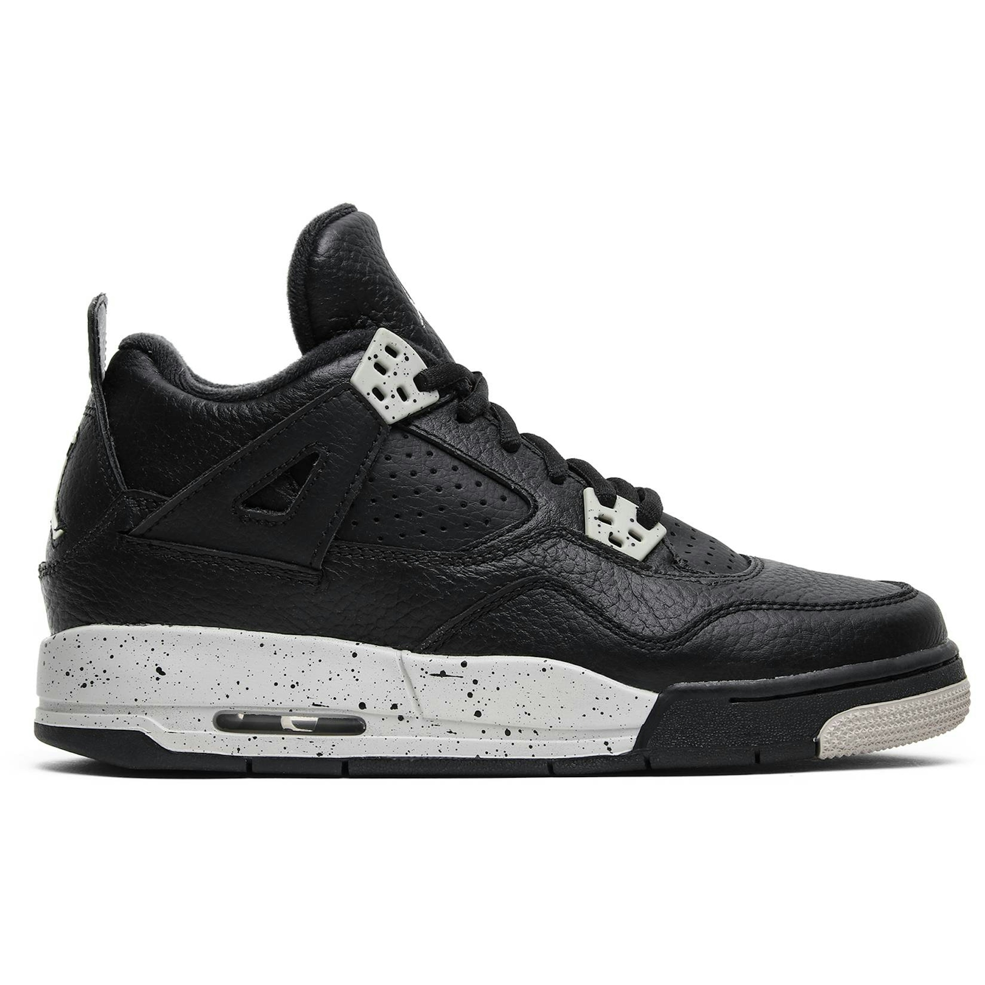 (Grade School) Air Jordan 4 Retro LS 2015 Oreo 408452-003 Nicesnk
