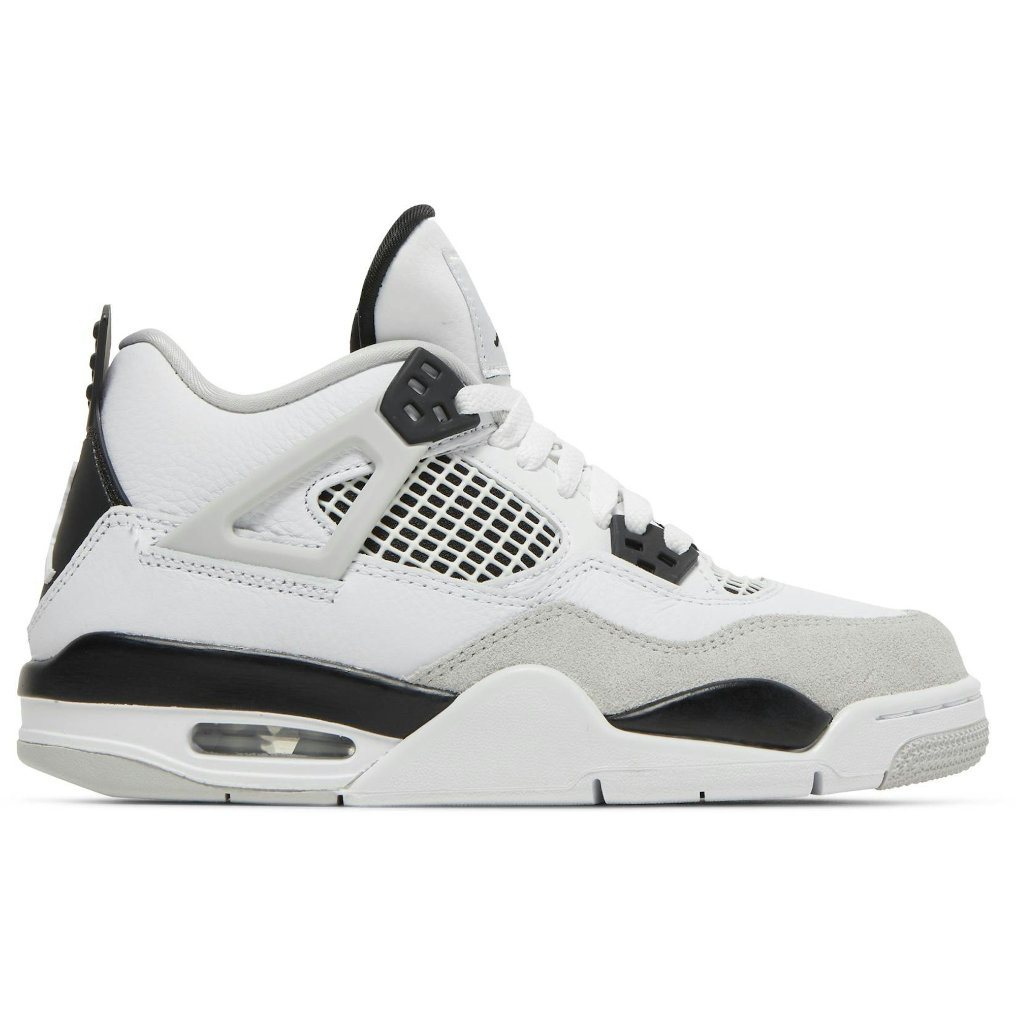 (Grade School) Air Jordan 4 Retro 'Military Black' 408452-111