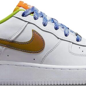 (Grade School) Nike Air Force 1 Low Color-Shift Swoosh White DQ7767-100