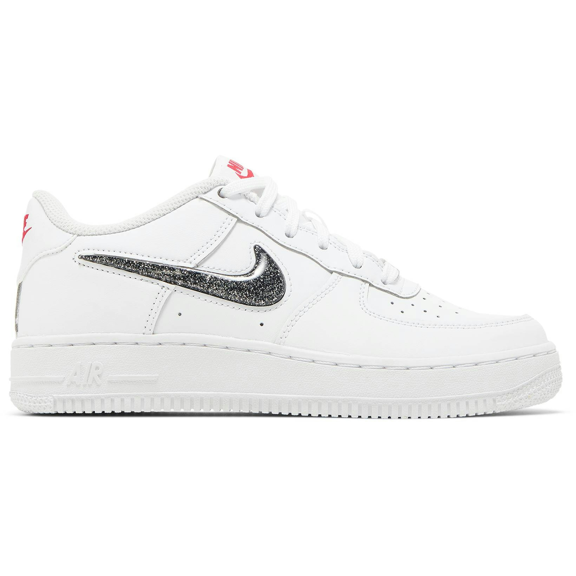 (Grade School) Nike Air Force 1 Low LV8 'White Metallic Silver' DC9651-100