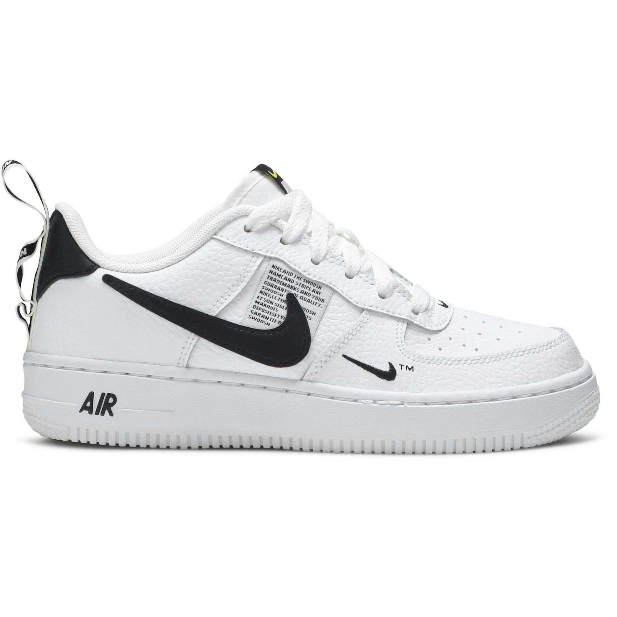 (Grade School) Nike Air Force 1 Low Utility White Black AR1708-100