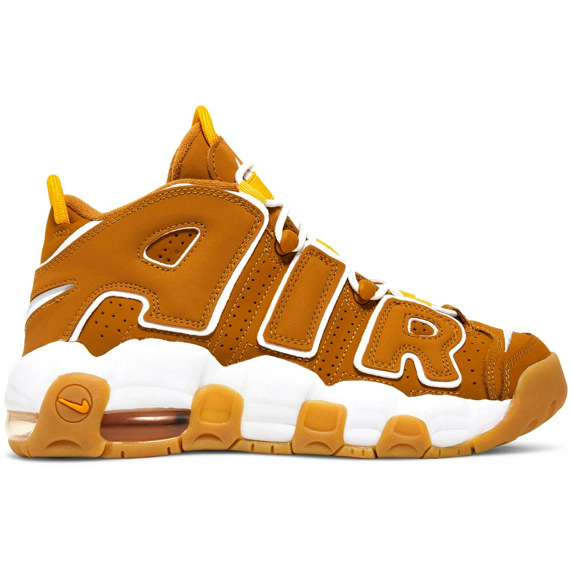 (Grade School) Nike Air More Uptempo Wheat DQ4713-700 Nicesnk