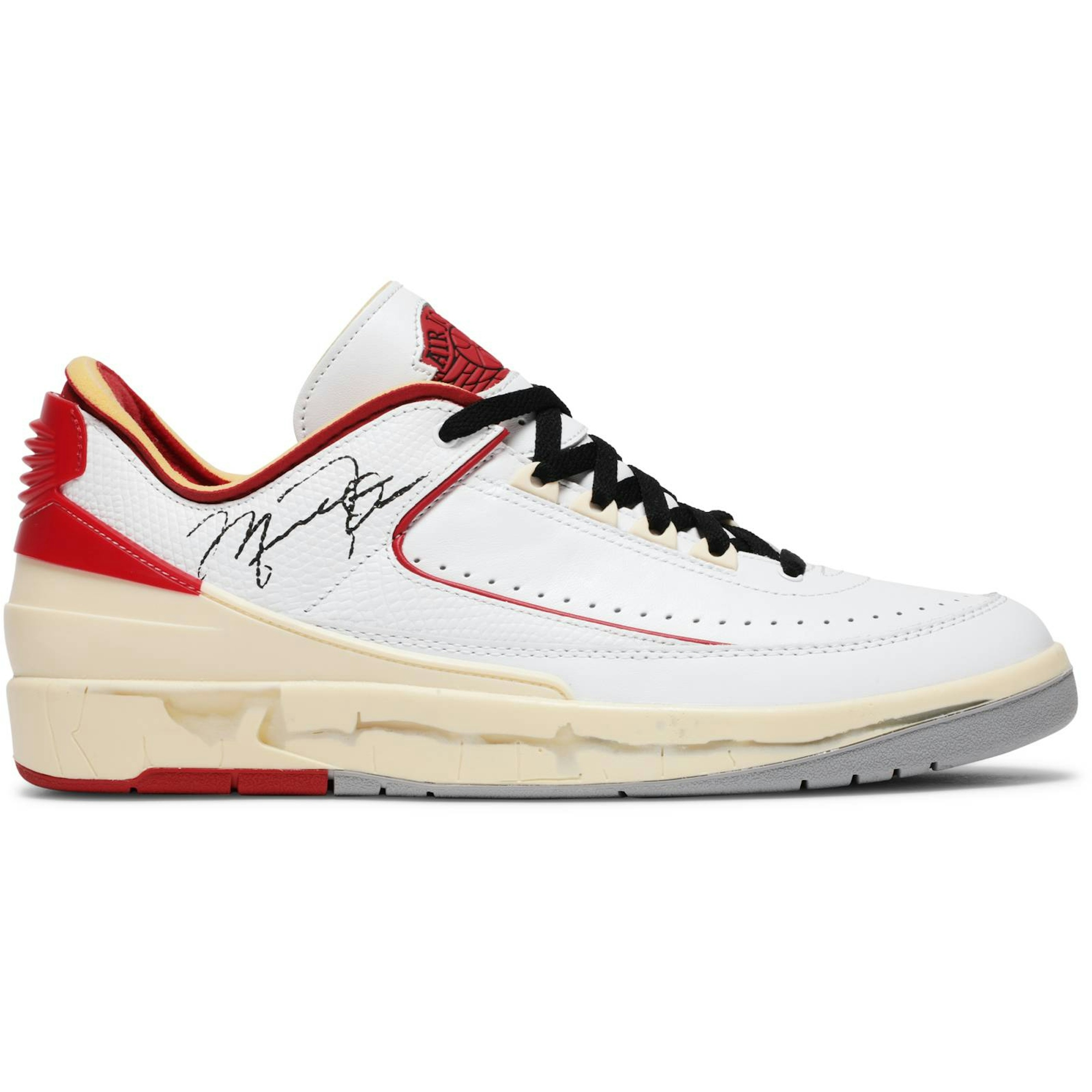 Off-White x Air Jordan 2 Retro Low SP White Red DJ4375-106 Nicesnk