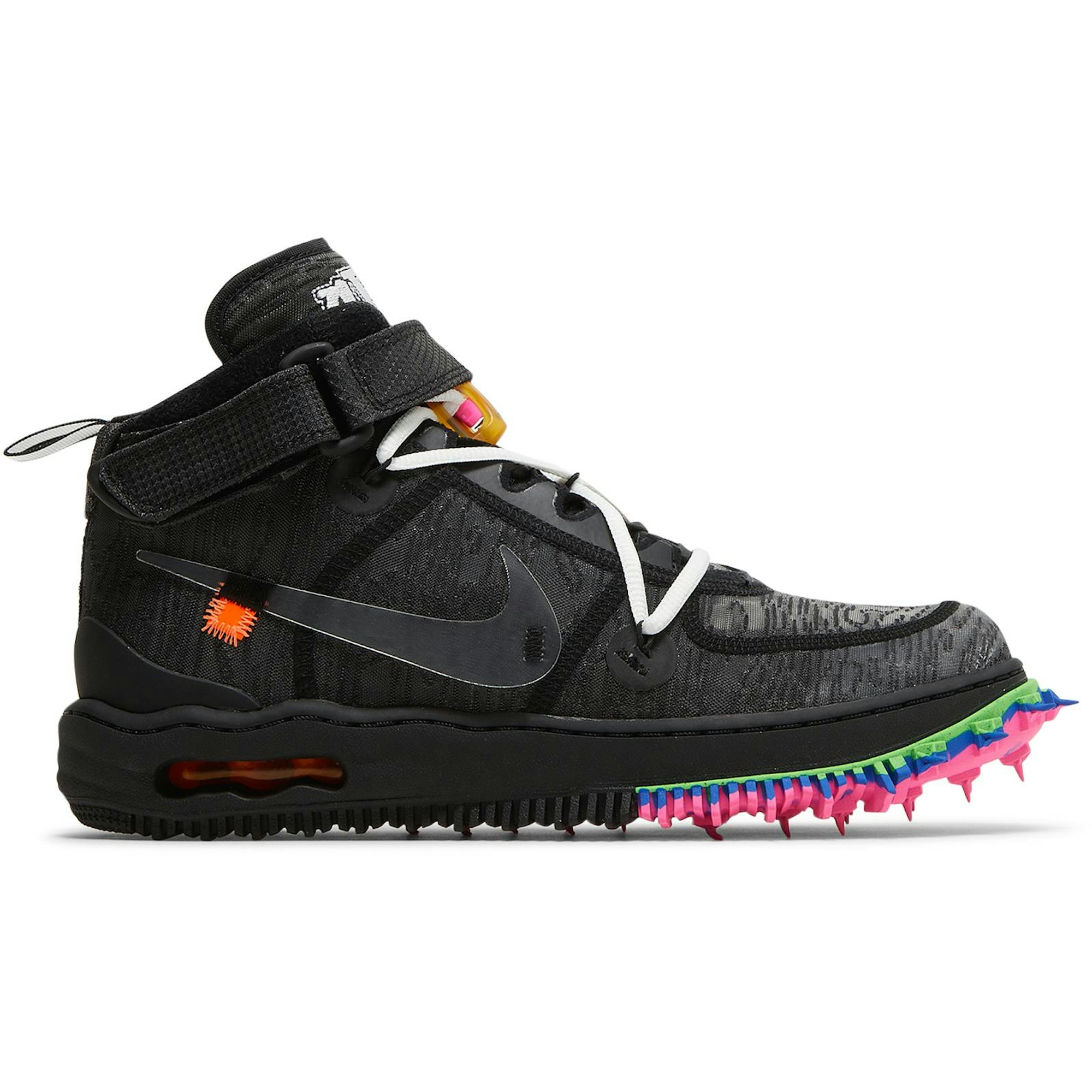 Off-White x Nike Air Force 1 Mid 'Black' DO6290-001