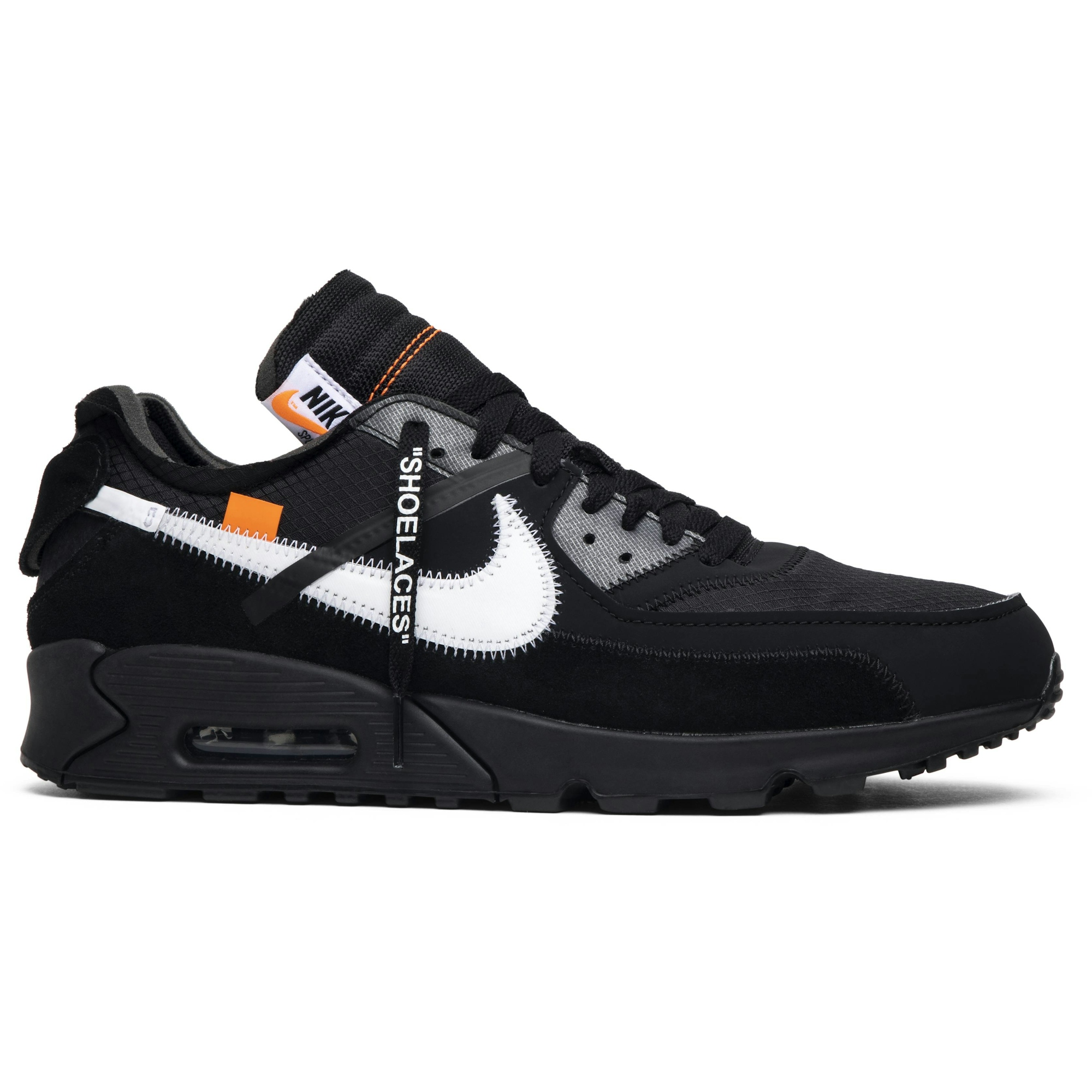 Off-White x Nike Air Max 90 Black AA7293-001 Nicesnk