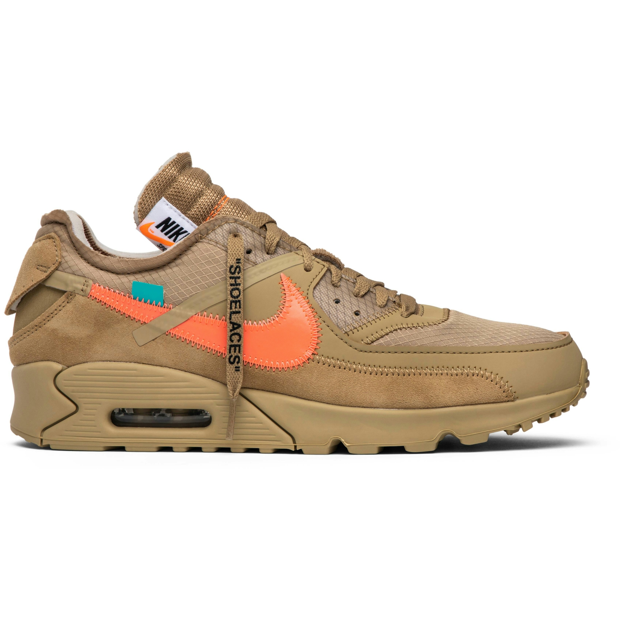 Off-White x Nike Air Max 90 Desert Ore AA7293-200 Nicesnk