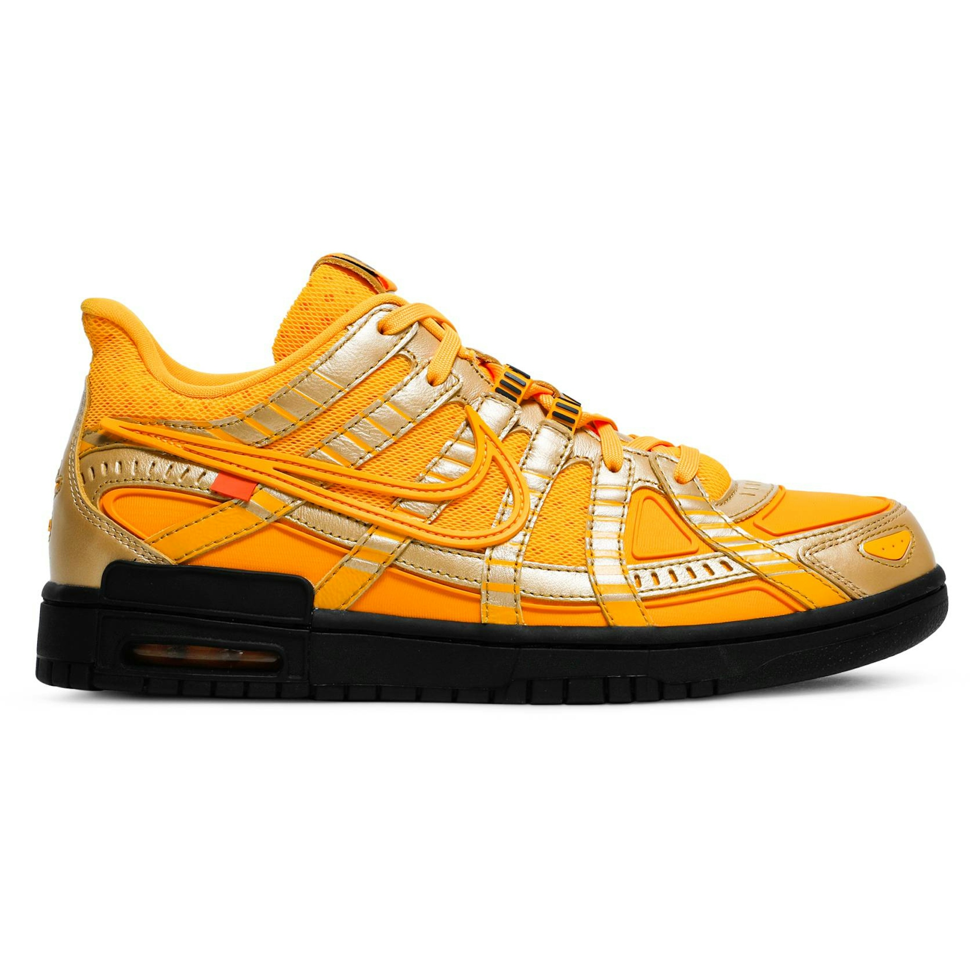 Off-White x Nike Air Rubber Dunk 'University Gold' [also worn by William Chan] CU6015-700