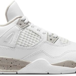 (Preschool) Air Jordan 4 Retro 'White Oreo' BQ7669-100