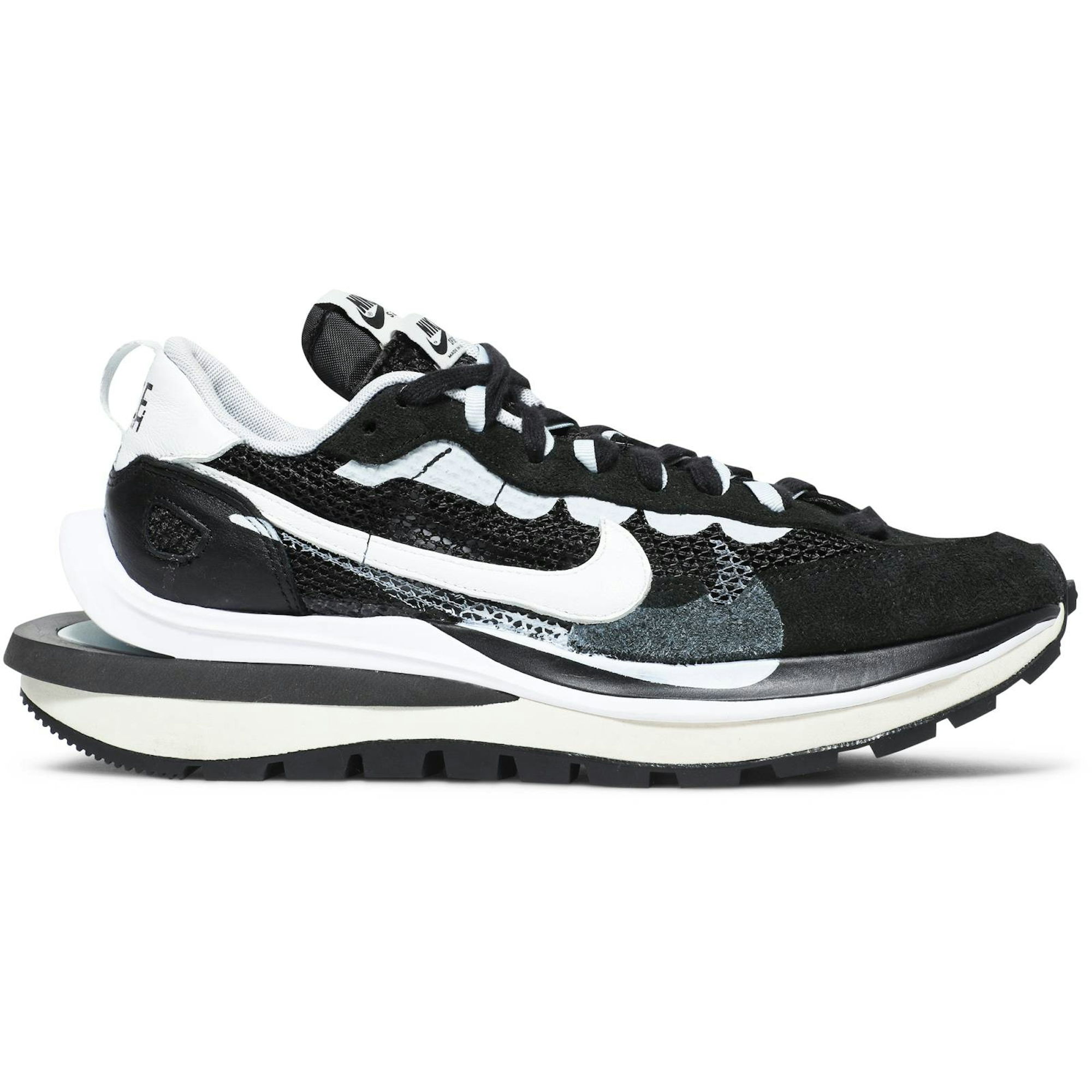 sacai x Nike VaporWaffle Black White  CV1363-001 Nicesnk