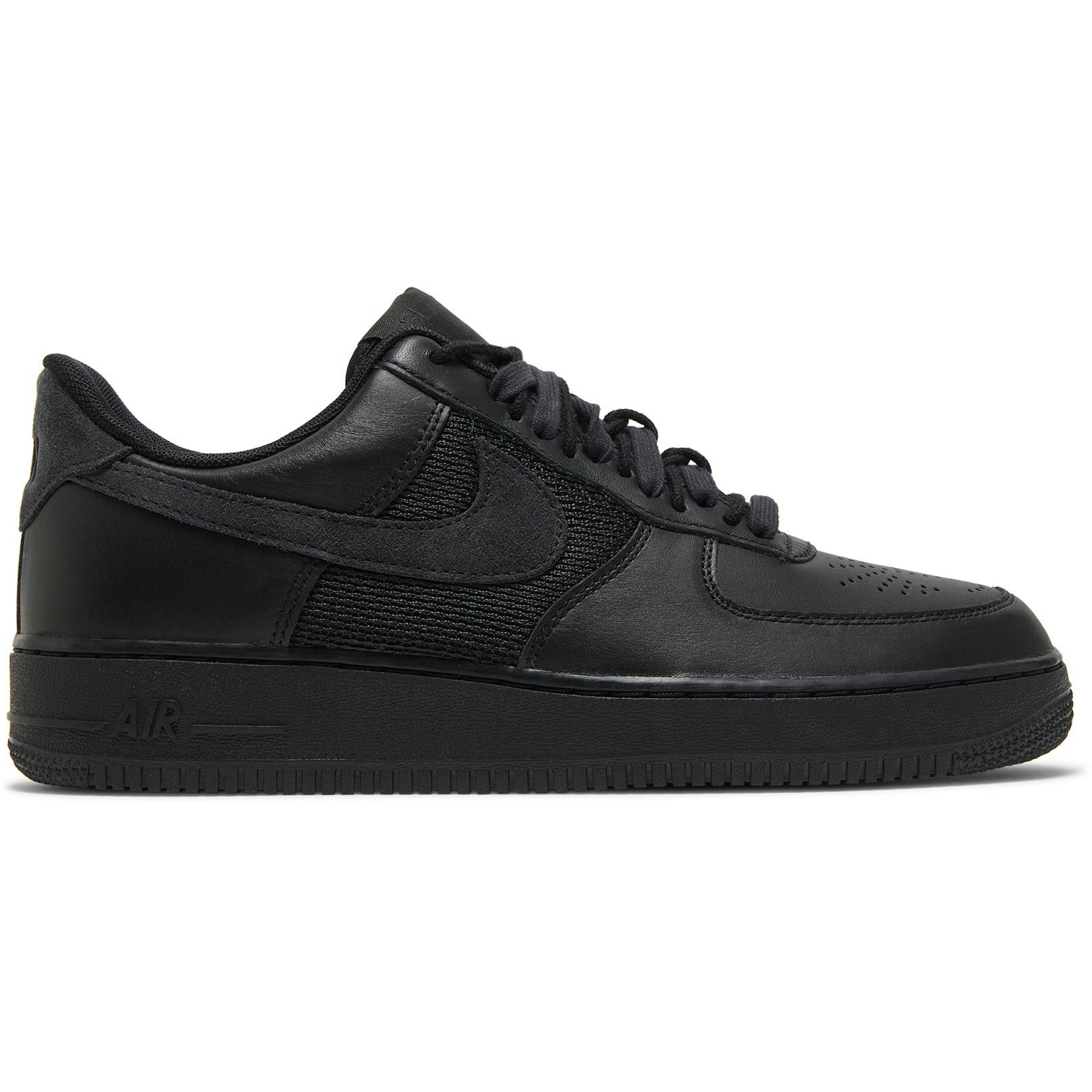 Slam Jam x Nike Air Force 1 Low Triple Black DX5590-001 Nicesnk