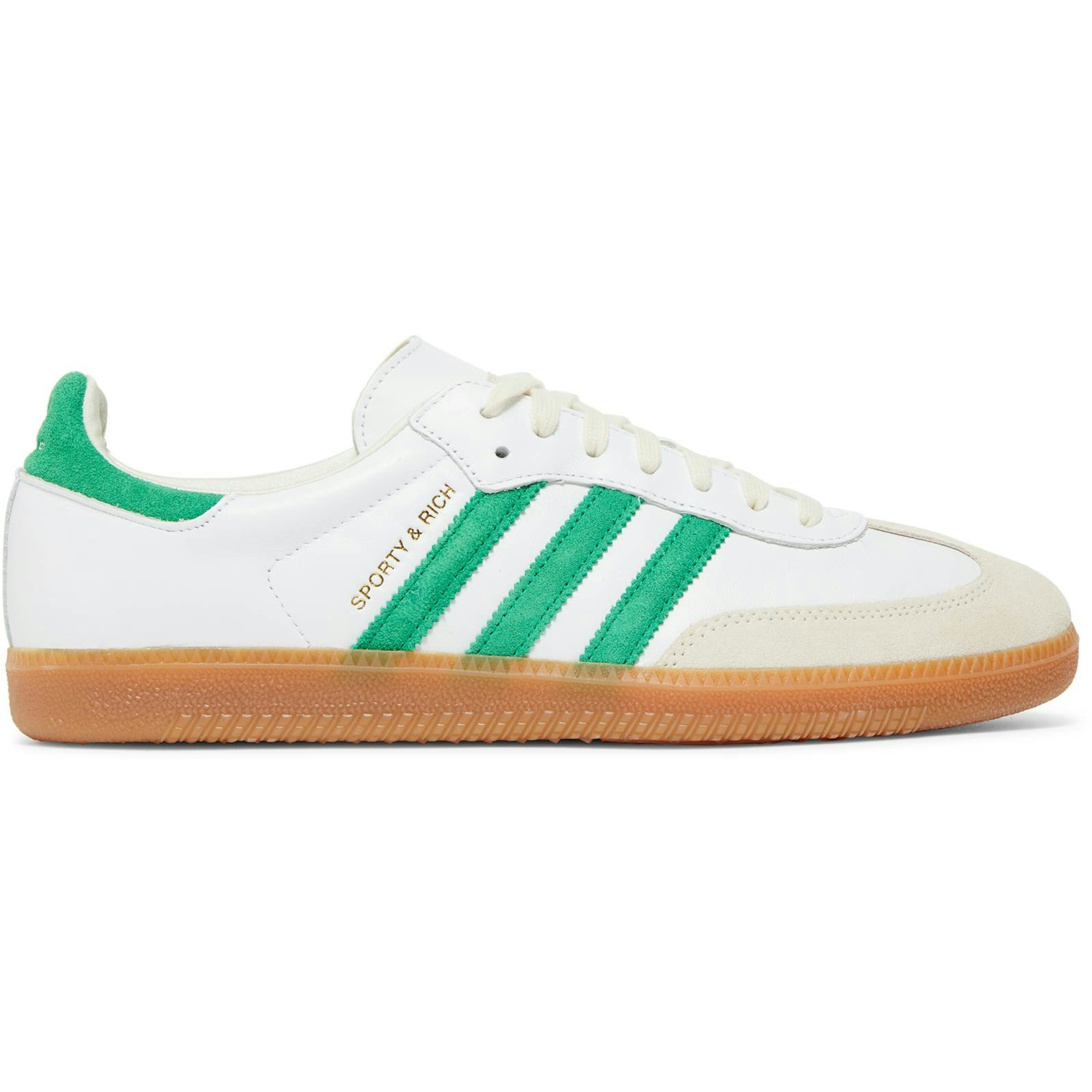 Sporty & Rich x adidas Samba OG White Green HQ6075 Nicesnk