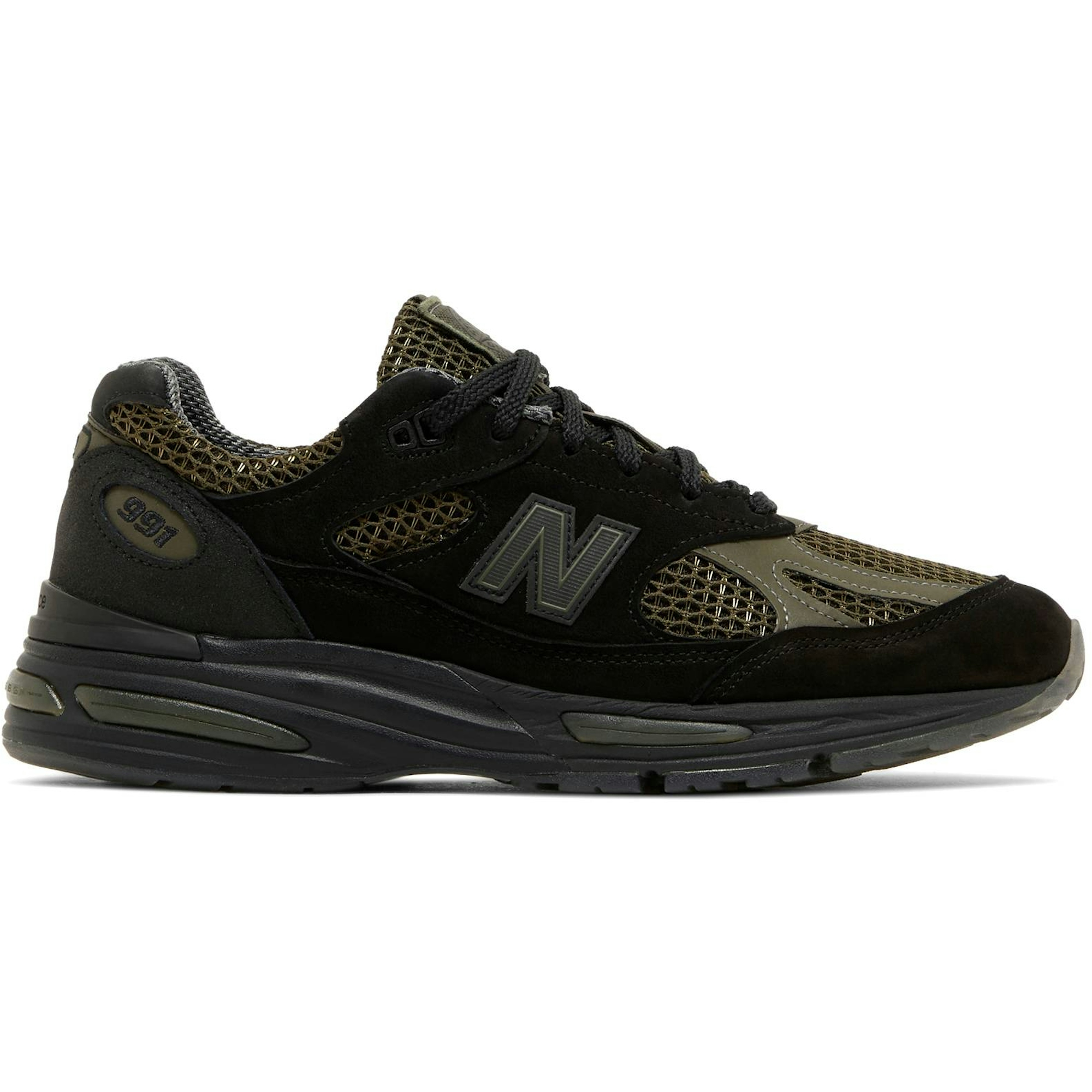 Stone Island x New Balance 991v2 Made in England Black U991SD2 Nicesnk