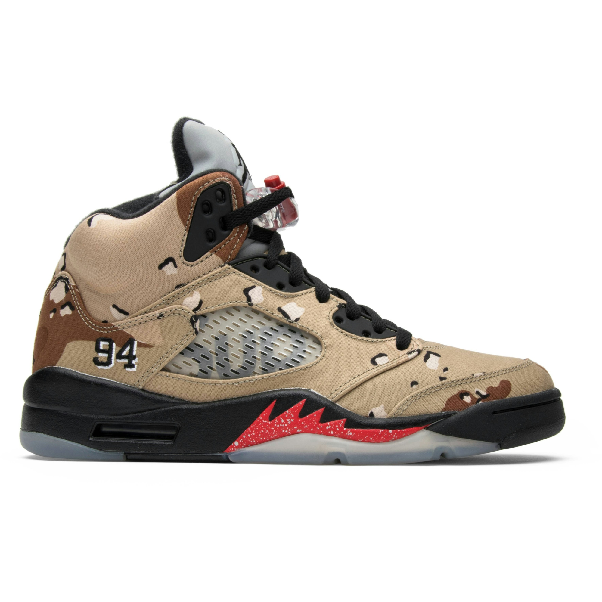 Supreme x Air Jordan 5 Retro Desert Camo 824371-201 Nicesnk