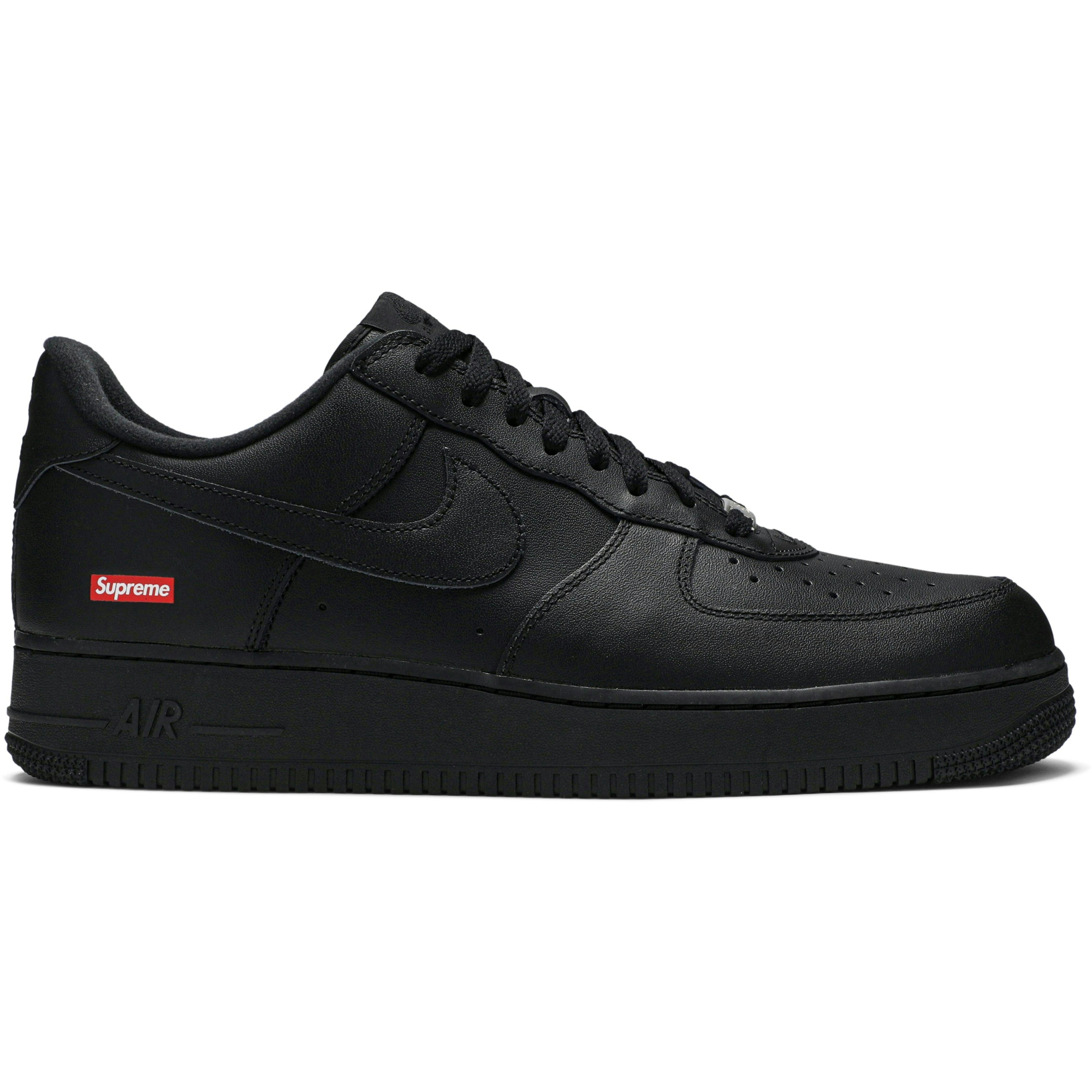 Supreme x Nike Air Force 1 Low Box Logo - Black CU9225-001 Nicesnk