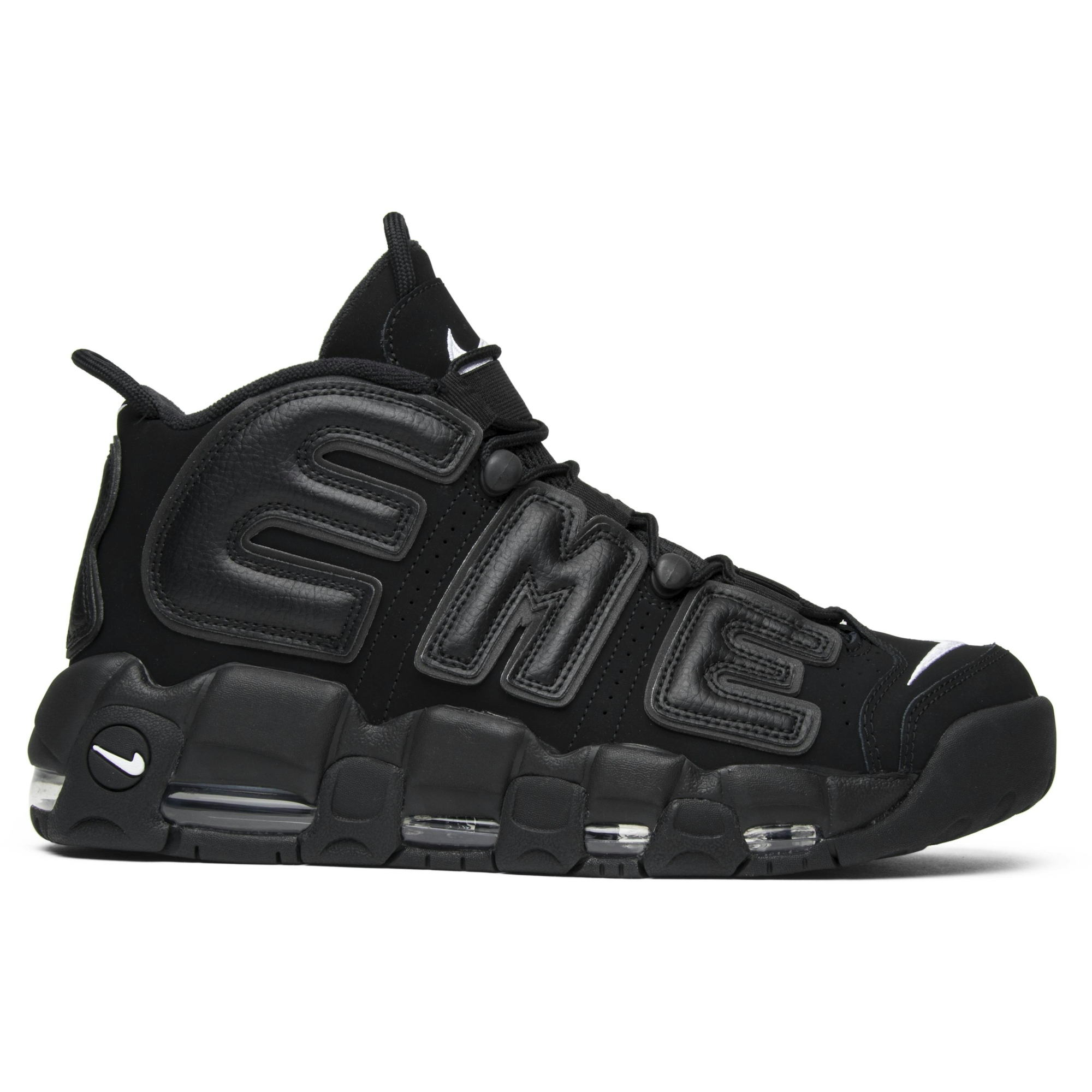 Supreme x Nike Air More Uptempo Black 902290-001 Nicesnk