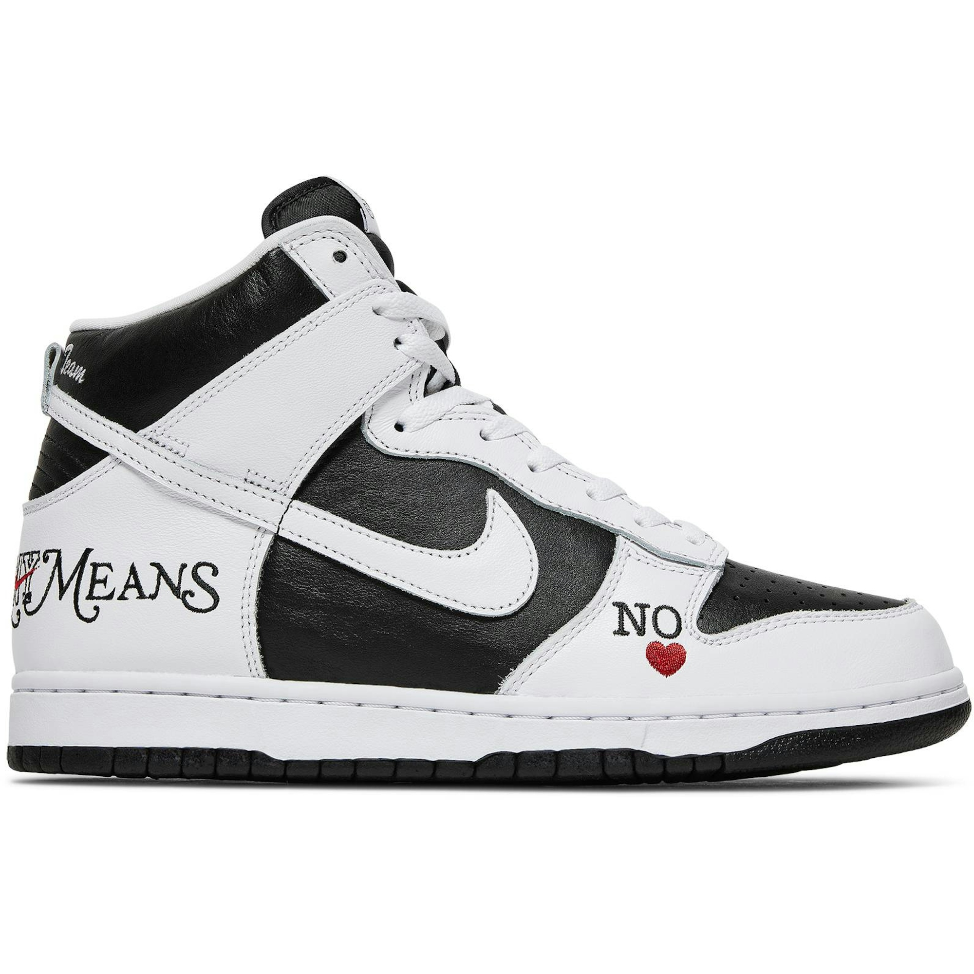 Supreme x Nike SB Dunk High 'By Any Means Black' DN3741-002