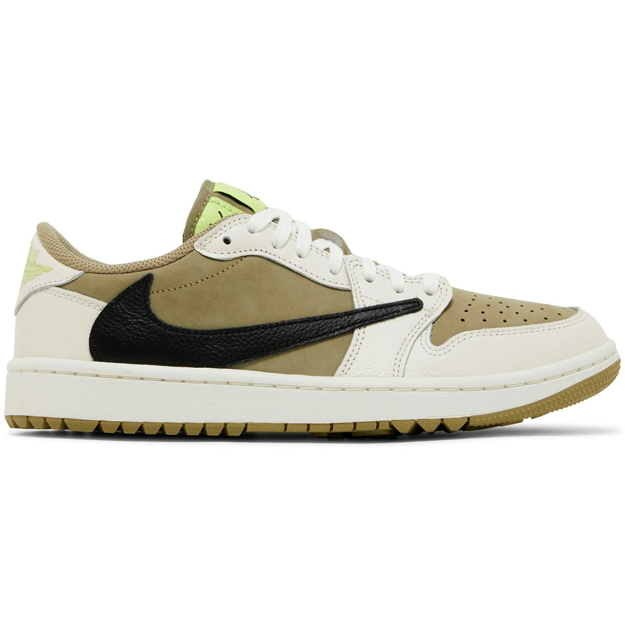 Travis Scott x Air Jordan 1 Low Golf Neutral Olive FZ3124-200 Nicesnk