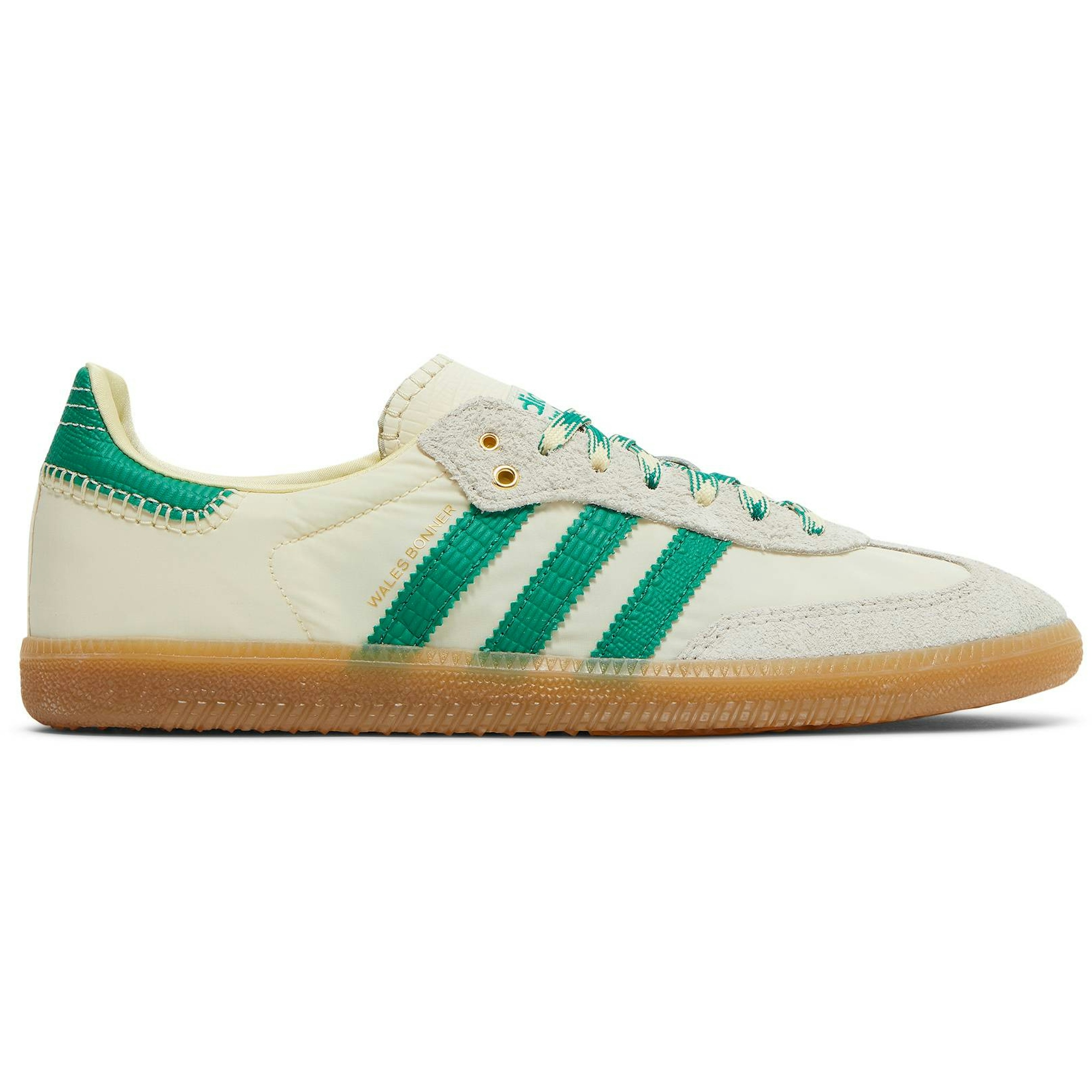 Wales Bonner x adidas Samba Cream White Bold Green GY4344 Nicesnk