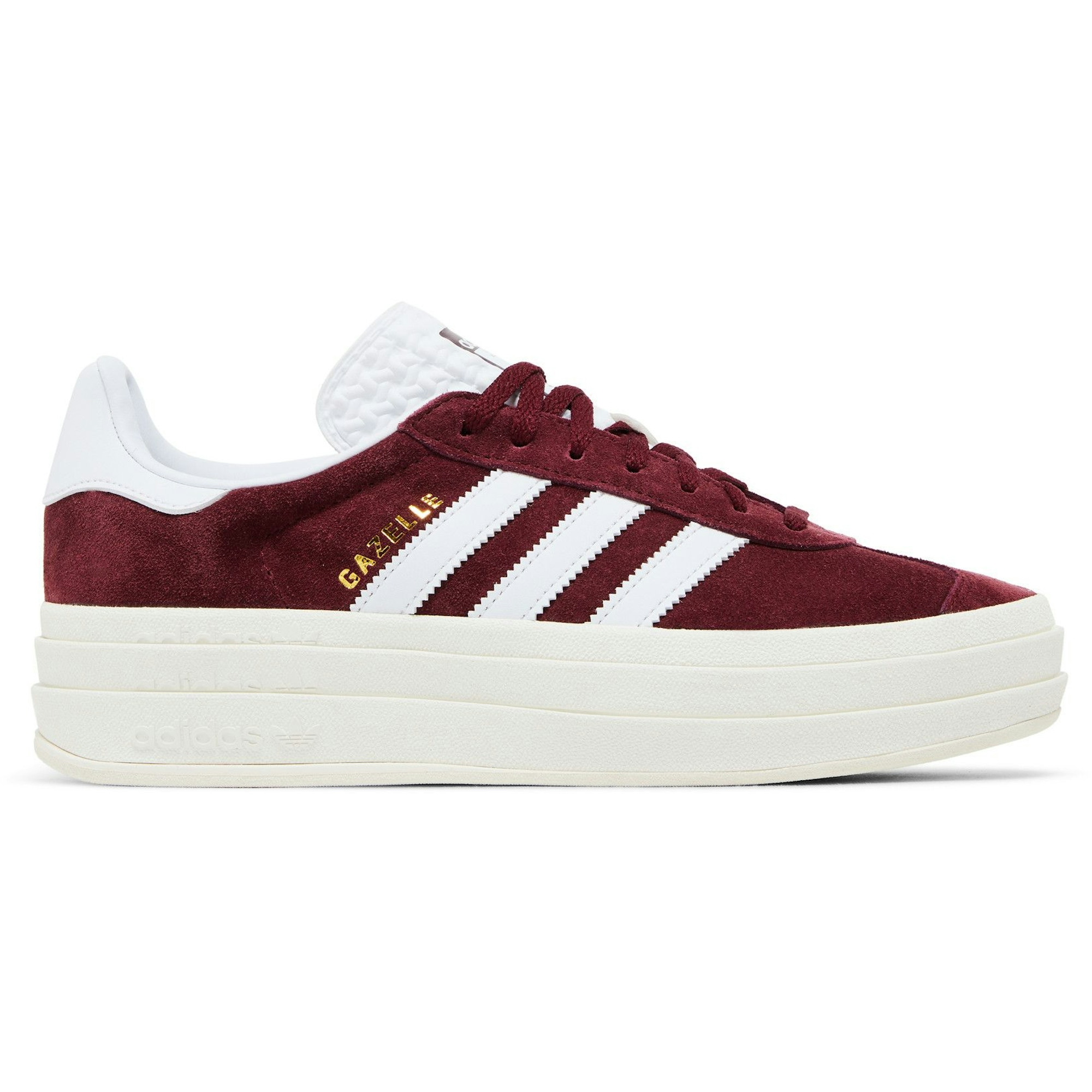 (Women) adidas Gazelle Bold Shadow Red White HQ6892 Nicesnk