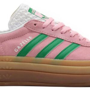 (Women) adidas Gazelle Bold True Pink Green IE0420 Nicesnk