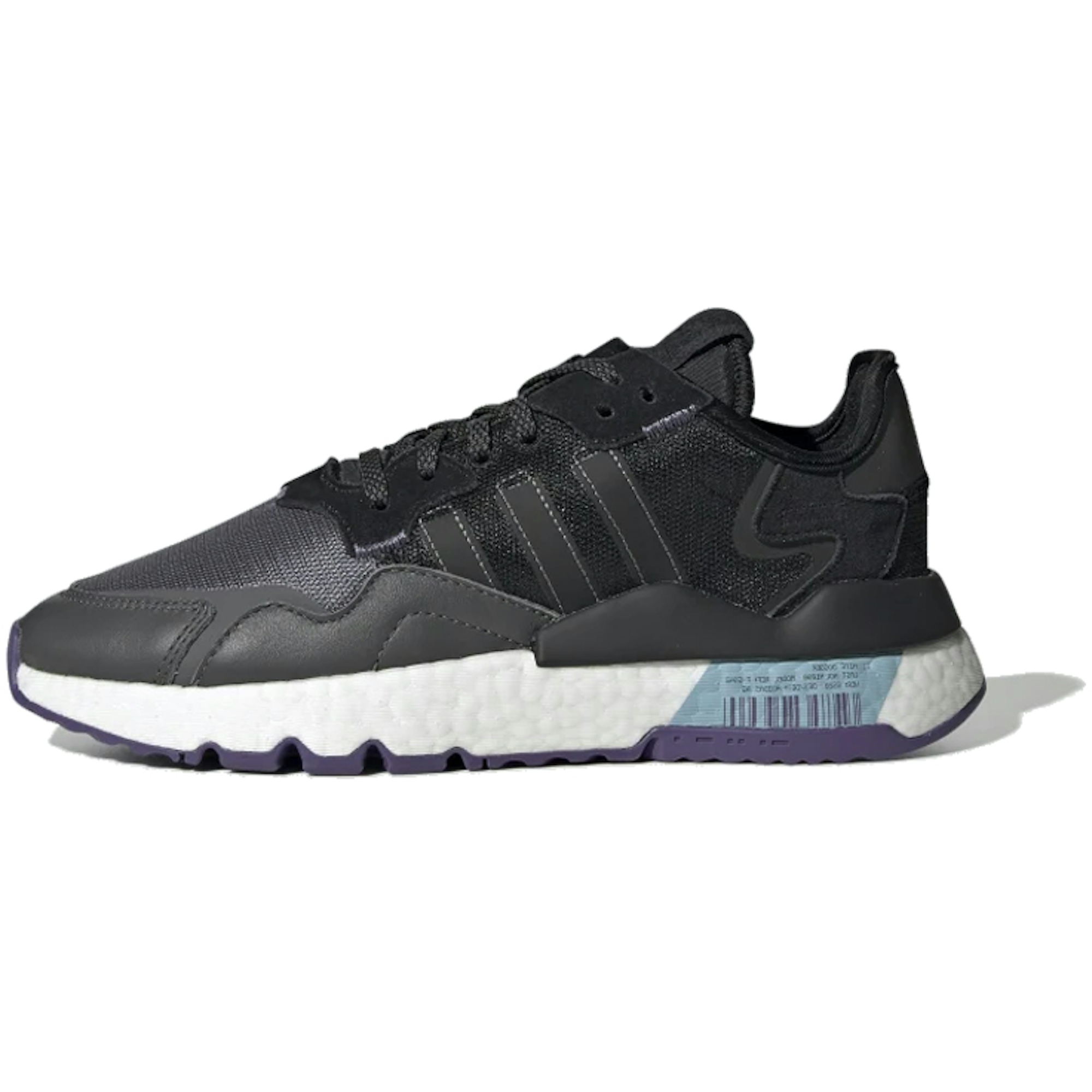 (Women) adidas originals Nite Jogger Black Purple FV4135 Nicesnk