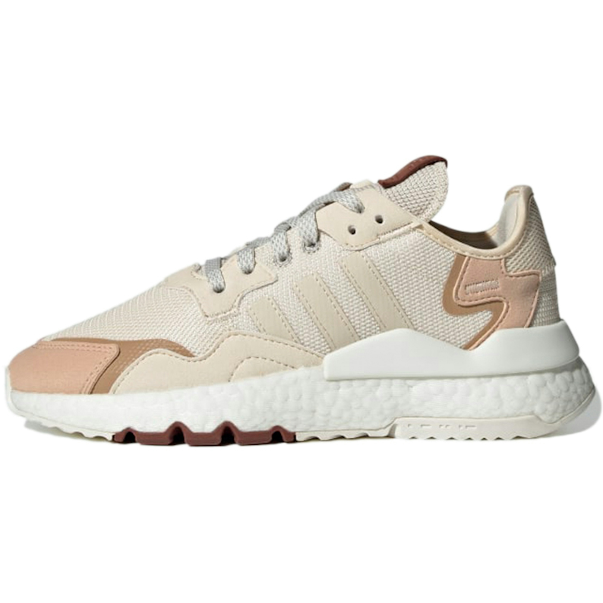 (Women) adidas Originals Nite Jogger Cream Brown H01734 Nicesnk